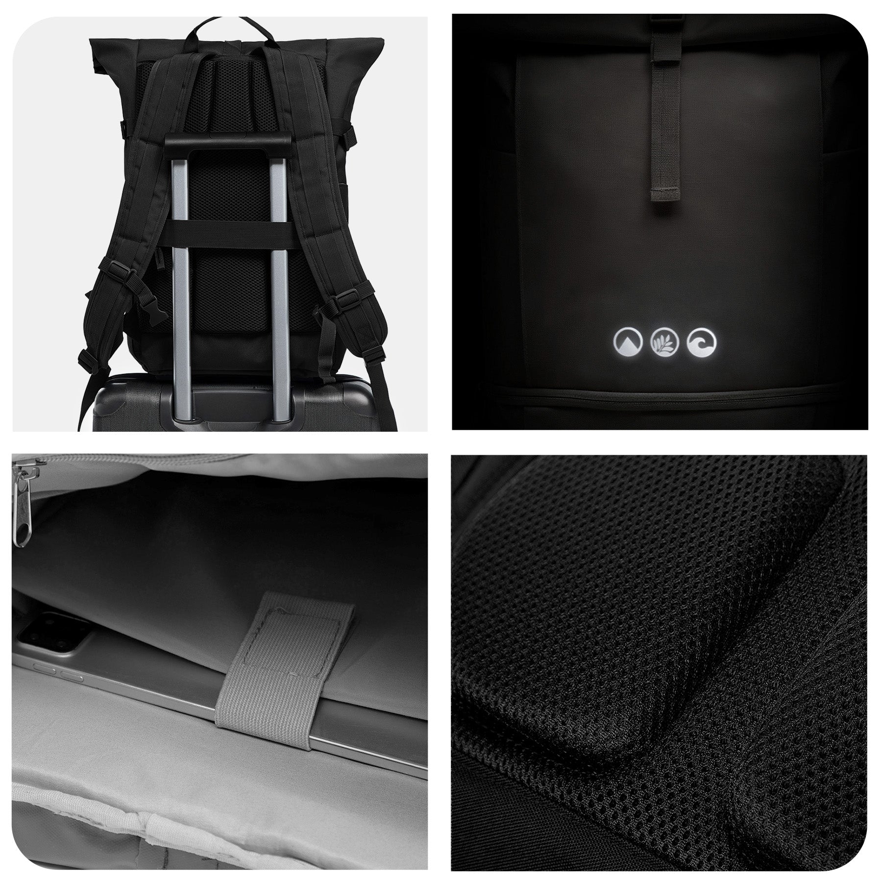 XL Rolltop Rugzak NALU 15"