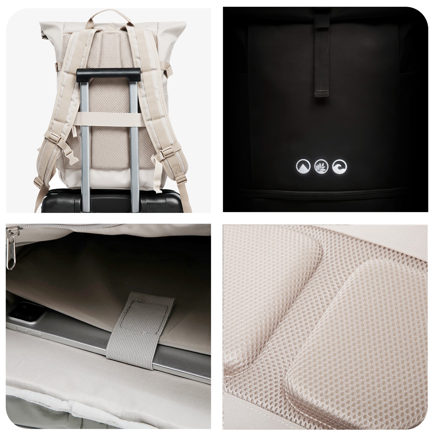 XL Rolltop Rugzak NALU 15"