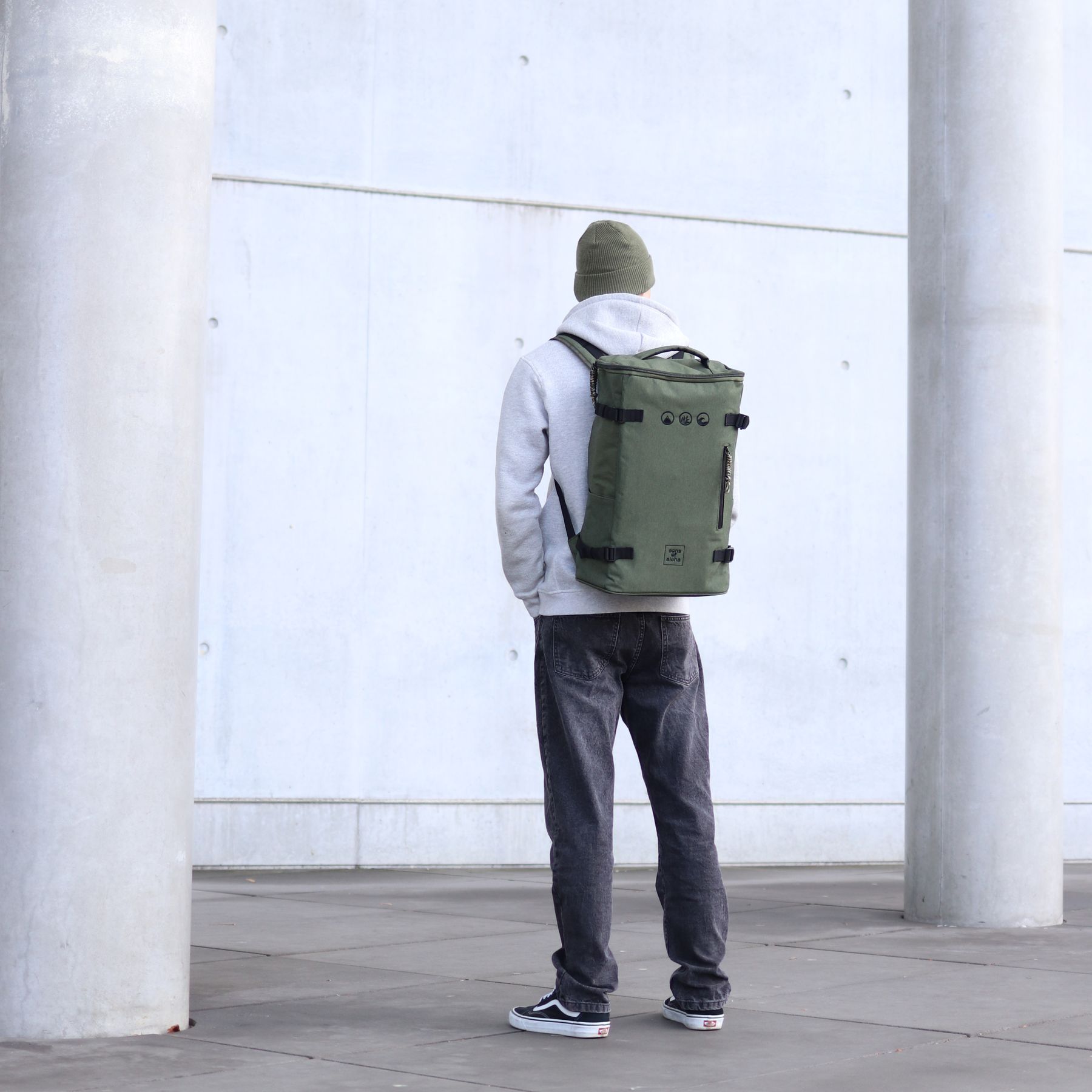 SOA-toploader SONS OF ALOHA RPET KOLOA olive 36936