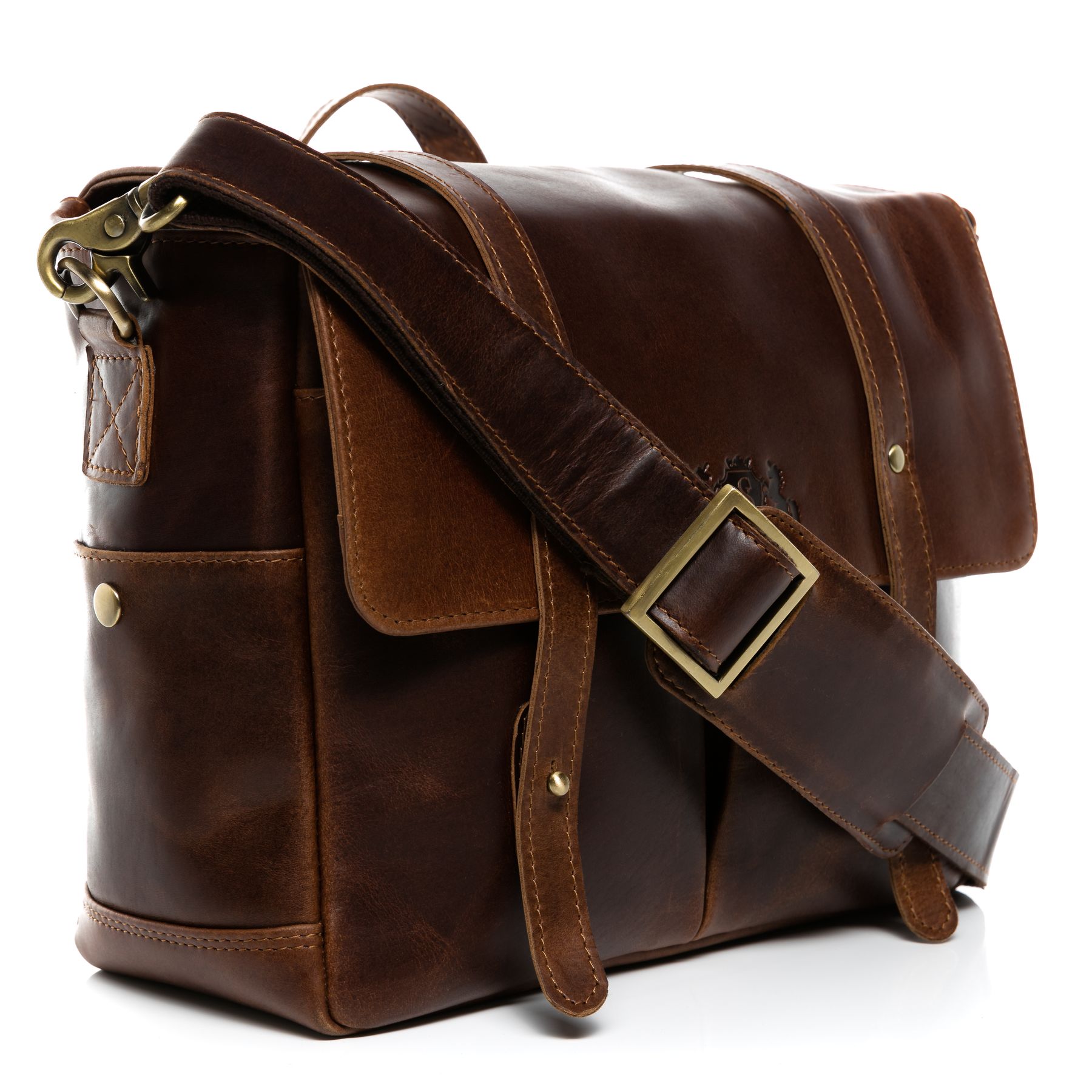 SID & VAIN Kameratasche HEATHROW braun-cognac 13685