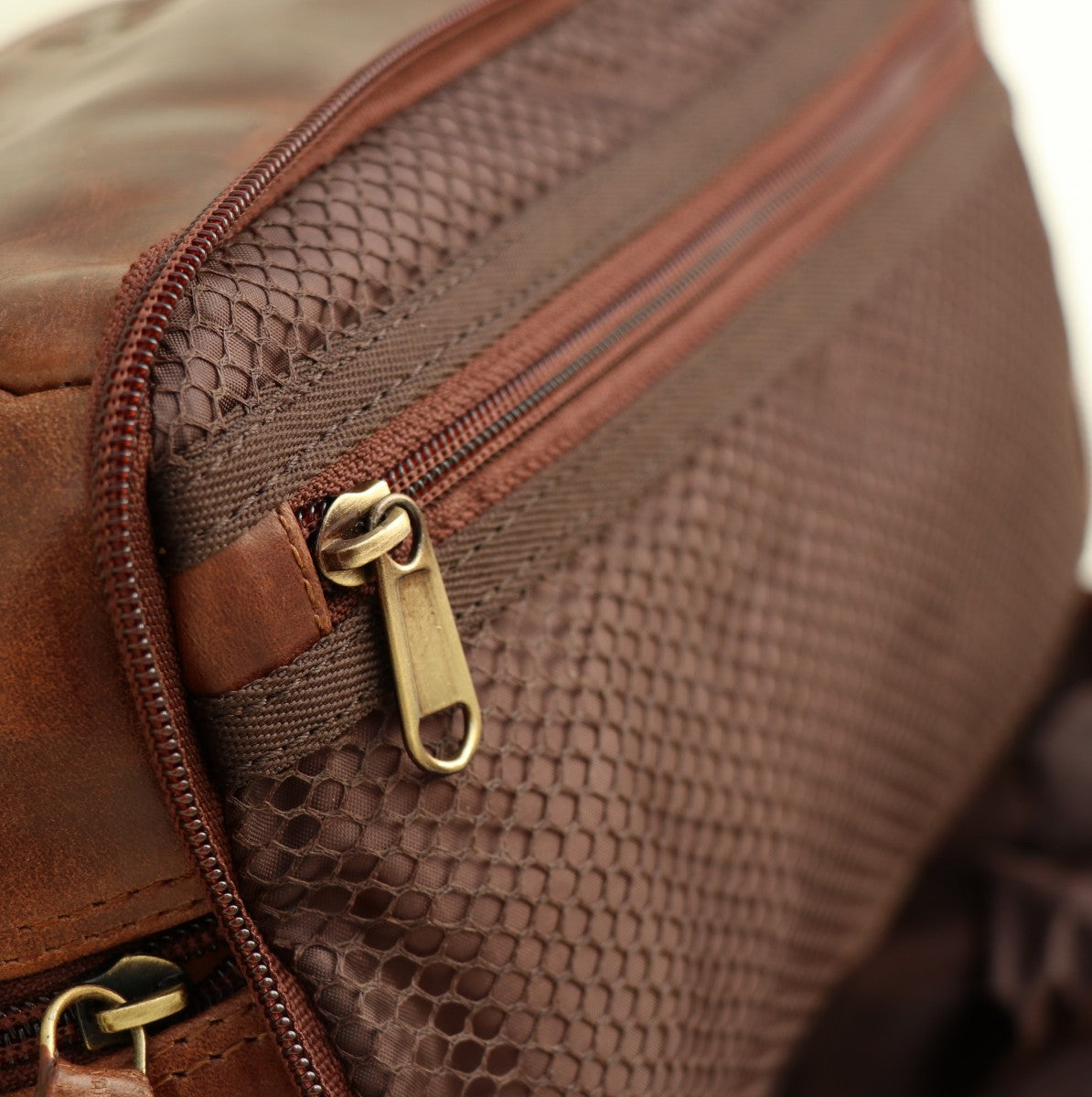 SID & VAIN Kulturbeutel Leder ALEX braun-cognac 12401