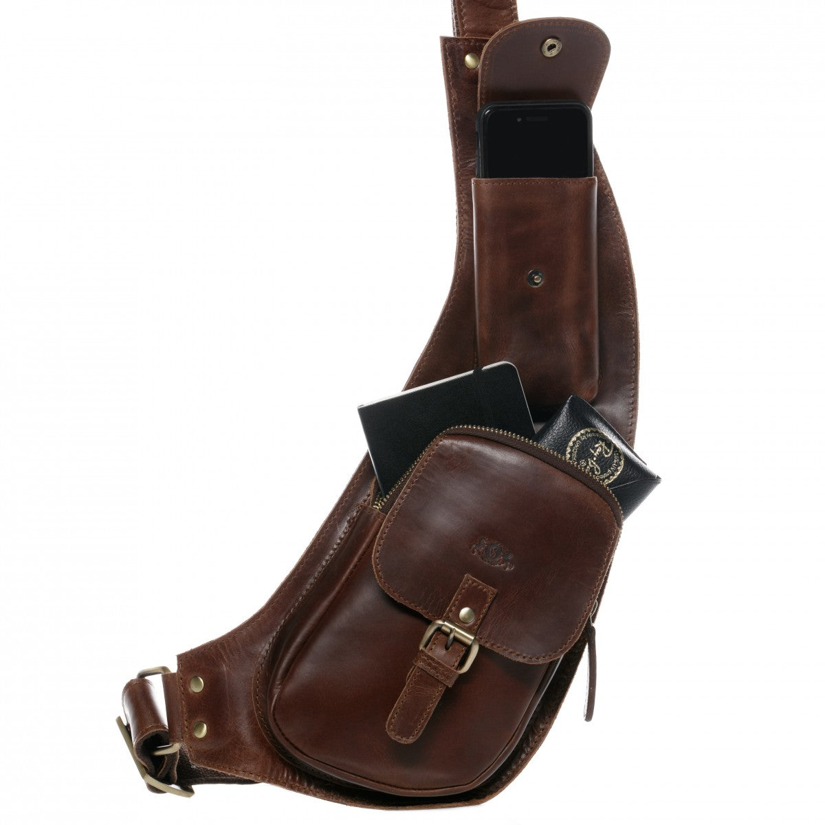 SID & VAIN Bauchtasche DUDLEY braun-cognac 12451
