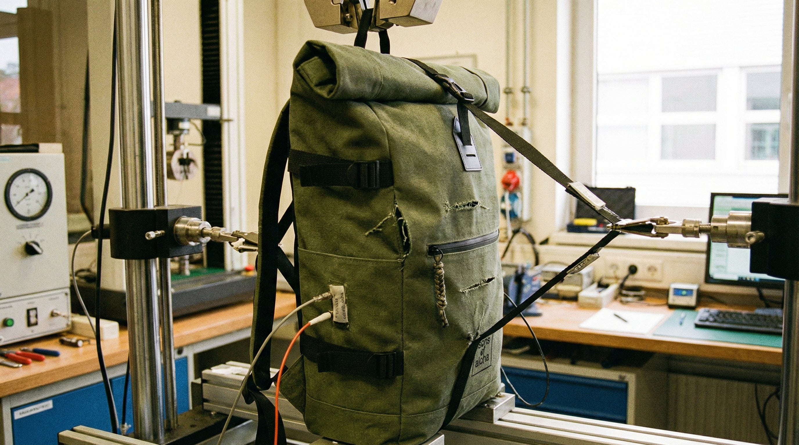 Test-von-Rucksack-wieviel-zug-hält-das-material-aus