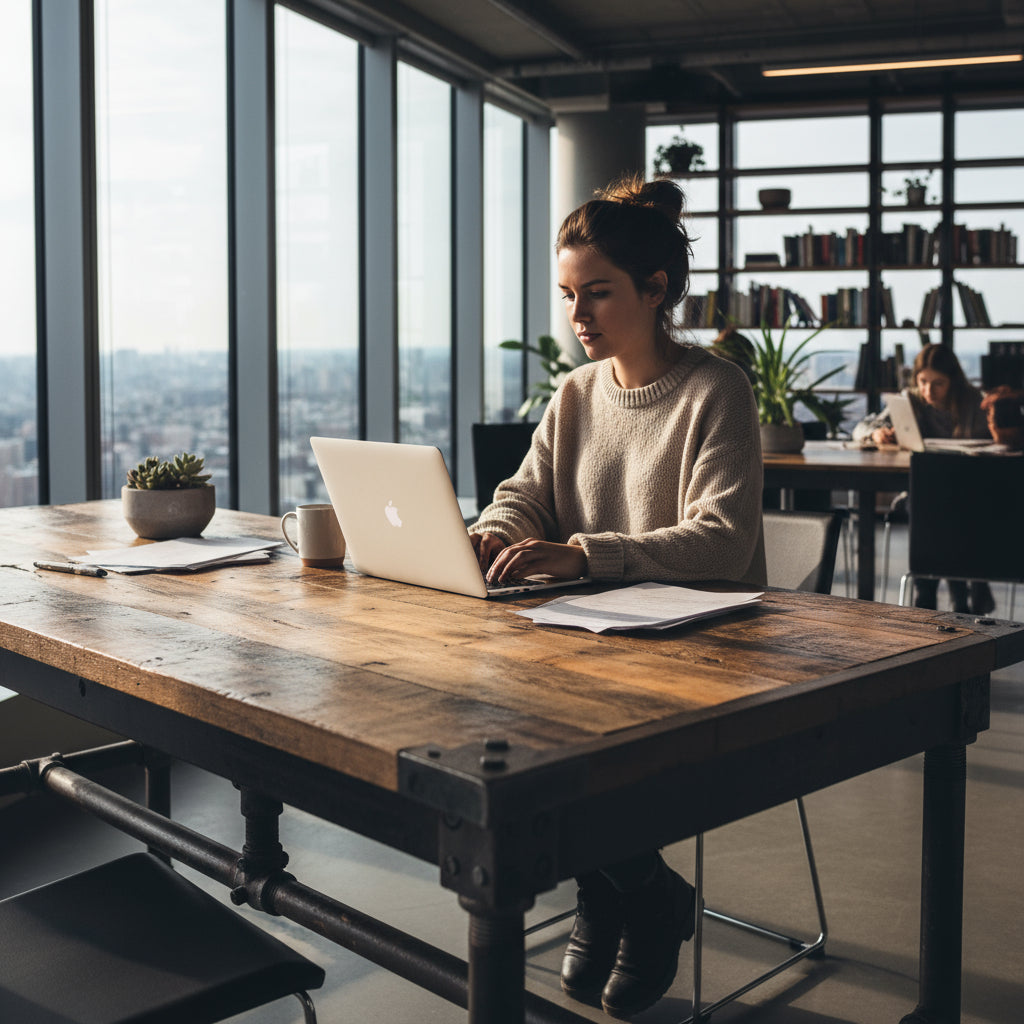 Marketing Manager am arbeiten