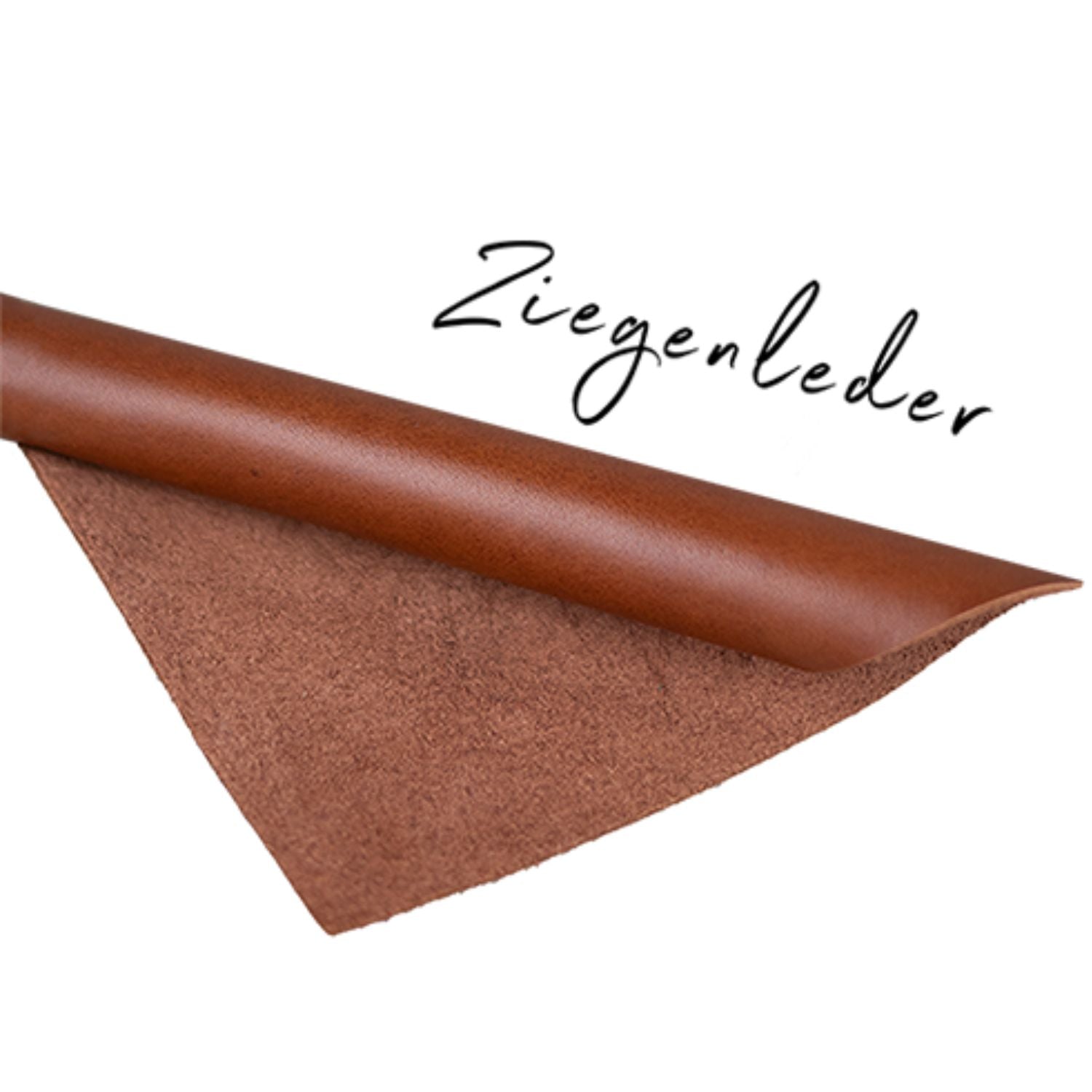 Lederswatch Ziegenleder braun