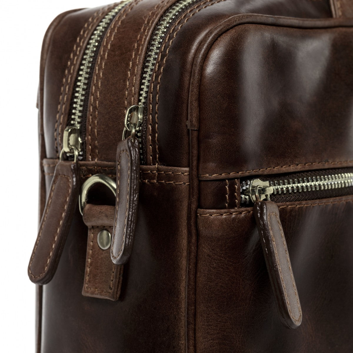 BACCINI Laptoptasche Leder BEN braun-cognac 11966