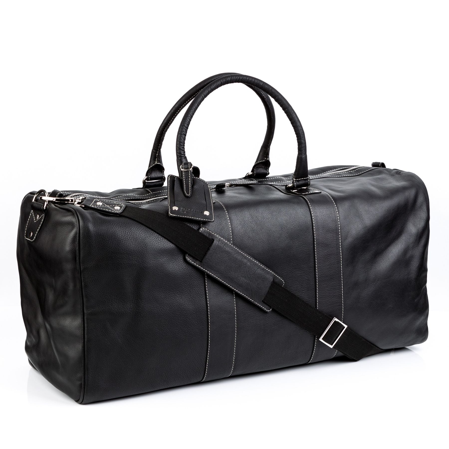 BACCINI Reisetasche groß Leder XXL TOBY schwarz 8160