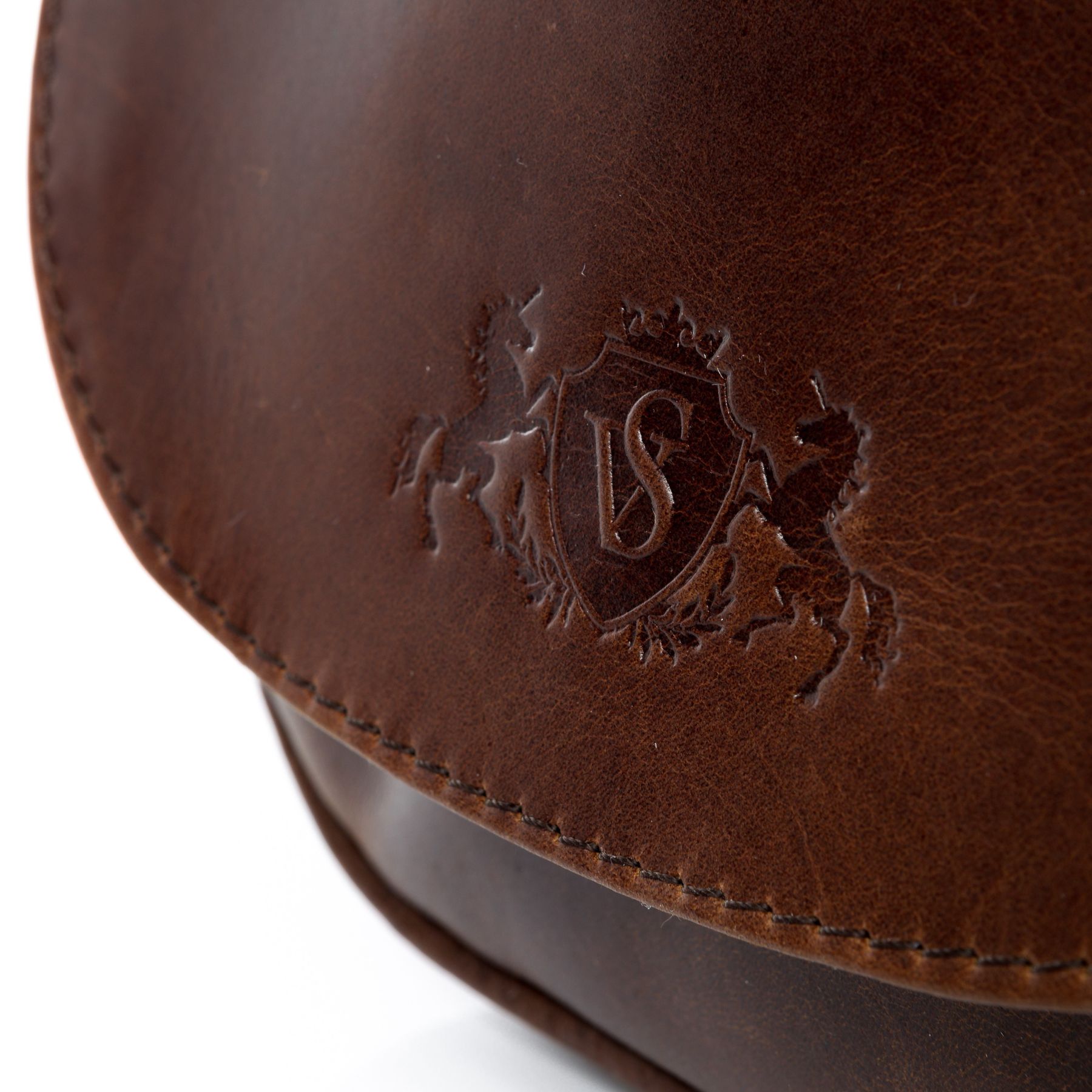 SID & VAIN Umhängetasche Leder klein BRIGHTON braun-cognac 8929