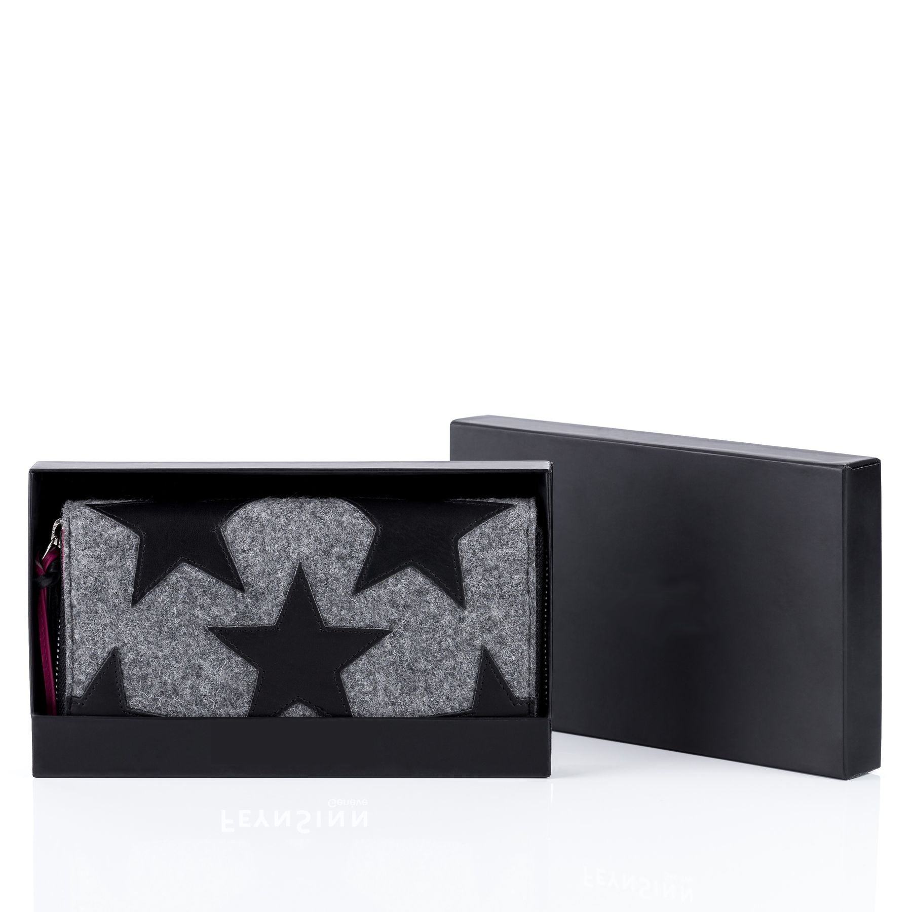 FEYNSINN BERLIN Portemonnaie STARS felt-schwarz 11086