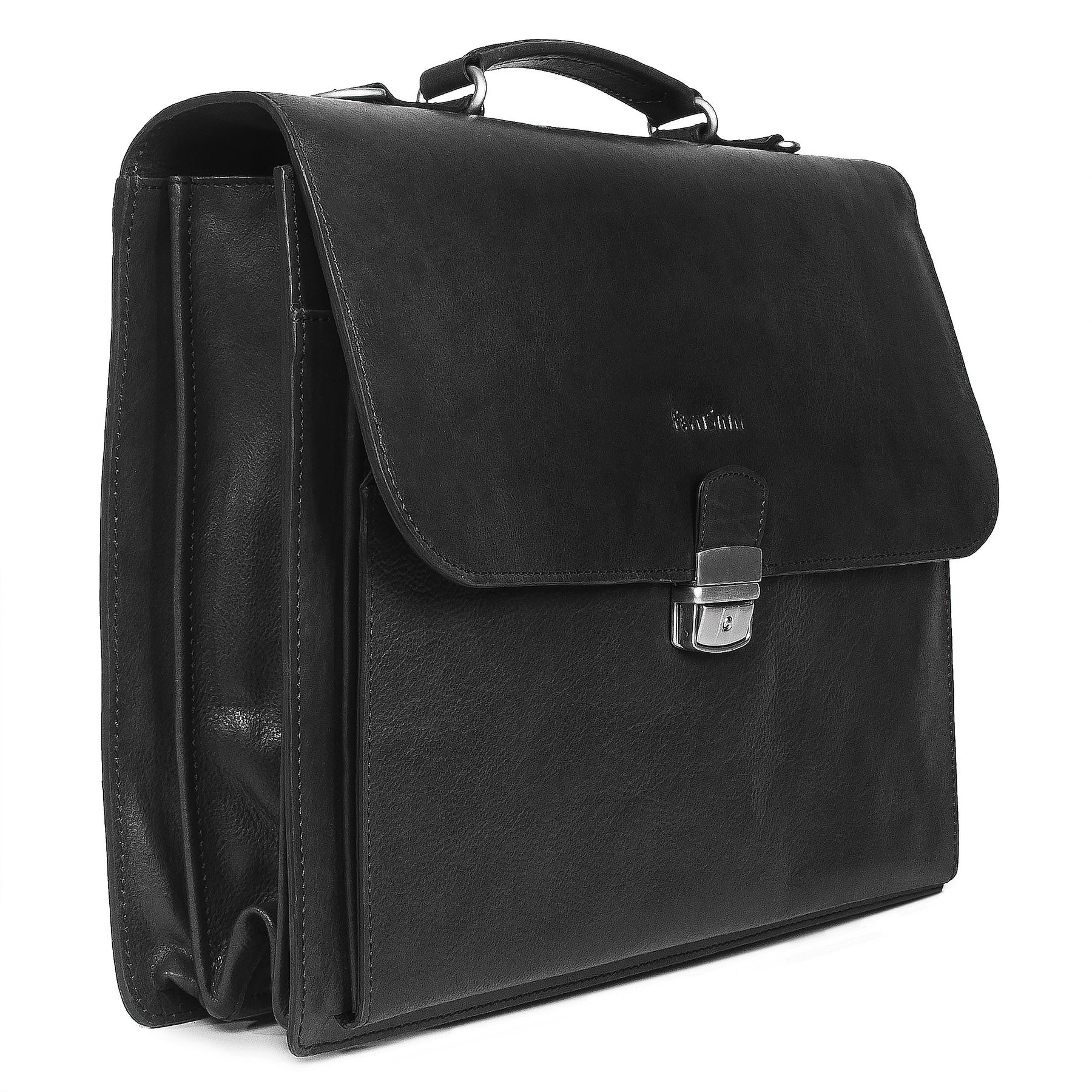 FEYNSINN BERLIN Aktentasche Leder XL EMILIO schwarz 11171