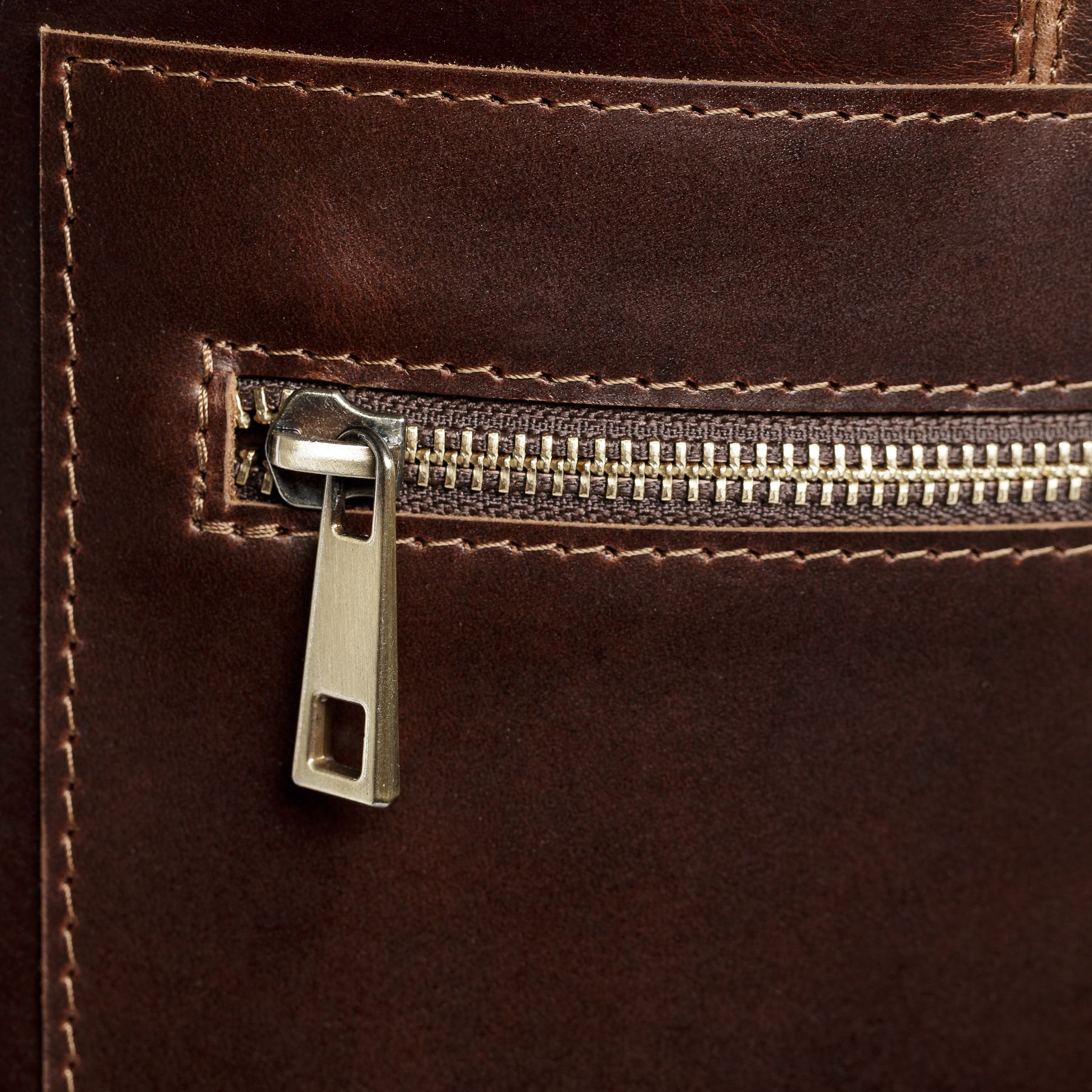 SID & VAIN Lederschürze HEATHROW braun-cognac 11115