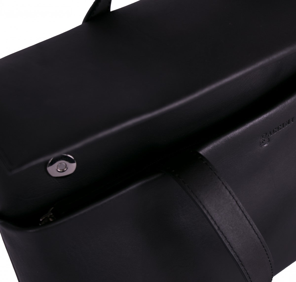 BACCINI Laptoptasche Leder VITO schwarz 12064