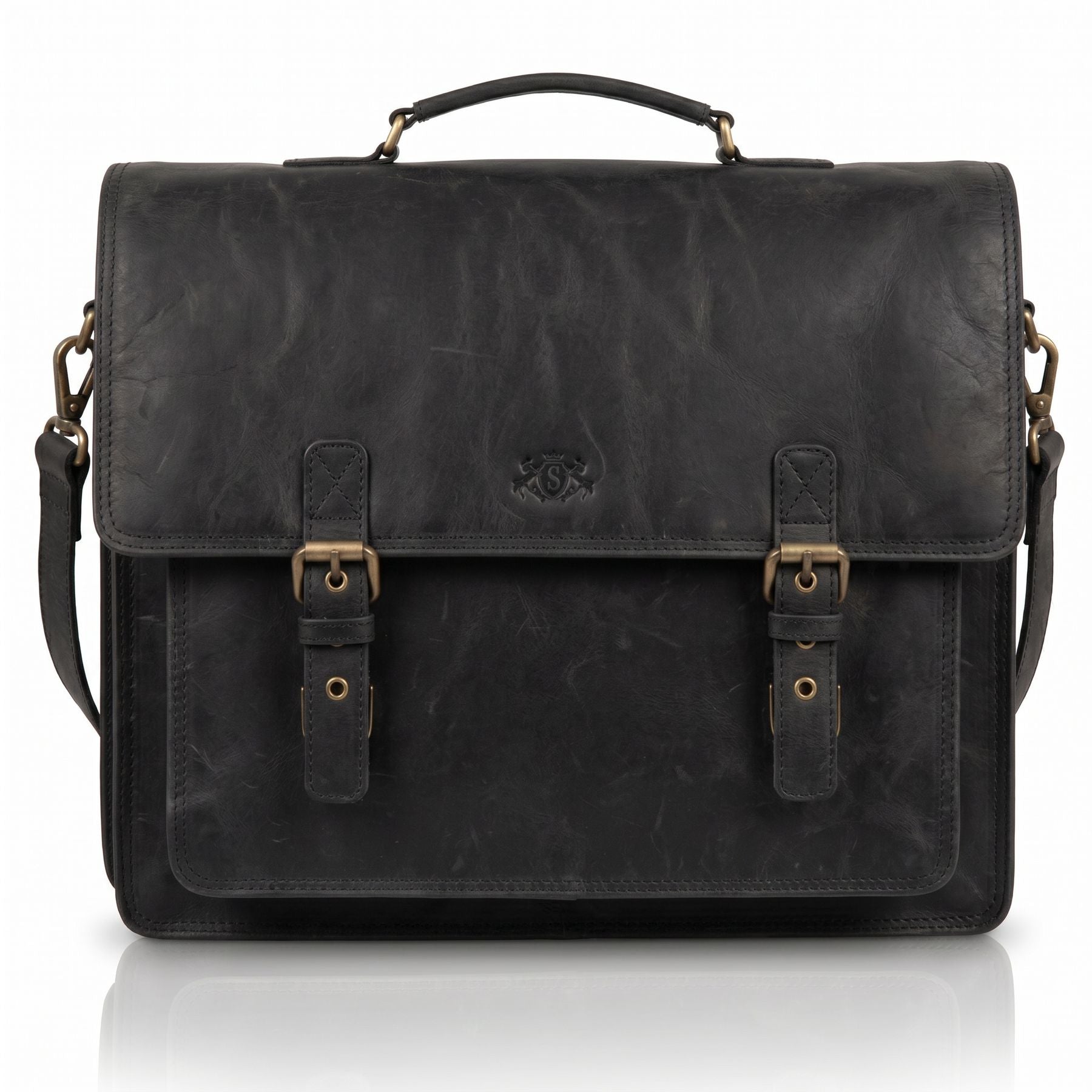 Aktentasche Leder braun 15" ASHTON Dokumententasche