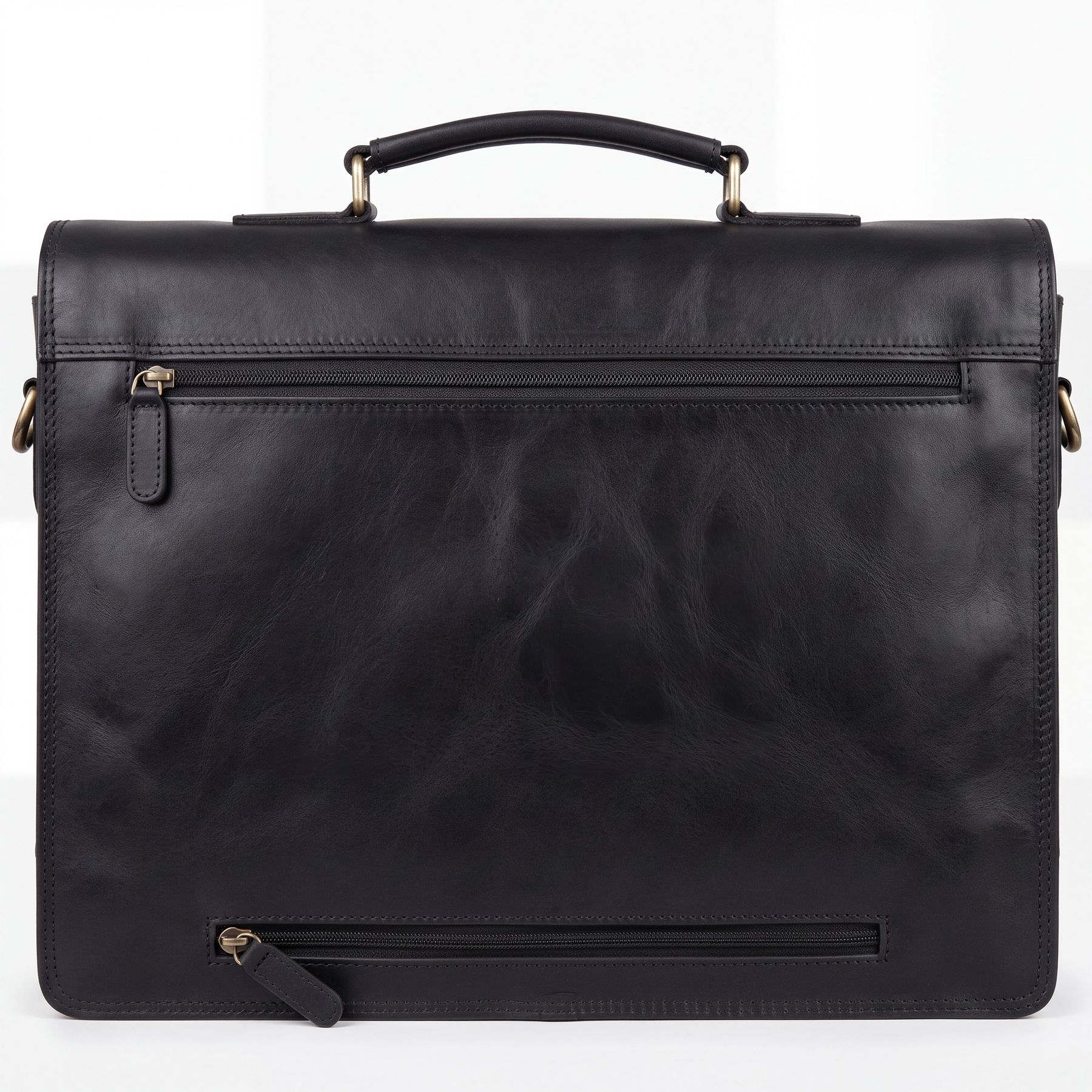 Briefcase leather brown 15" ASHTON document bag