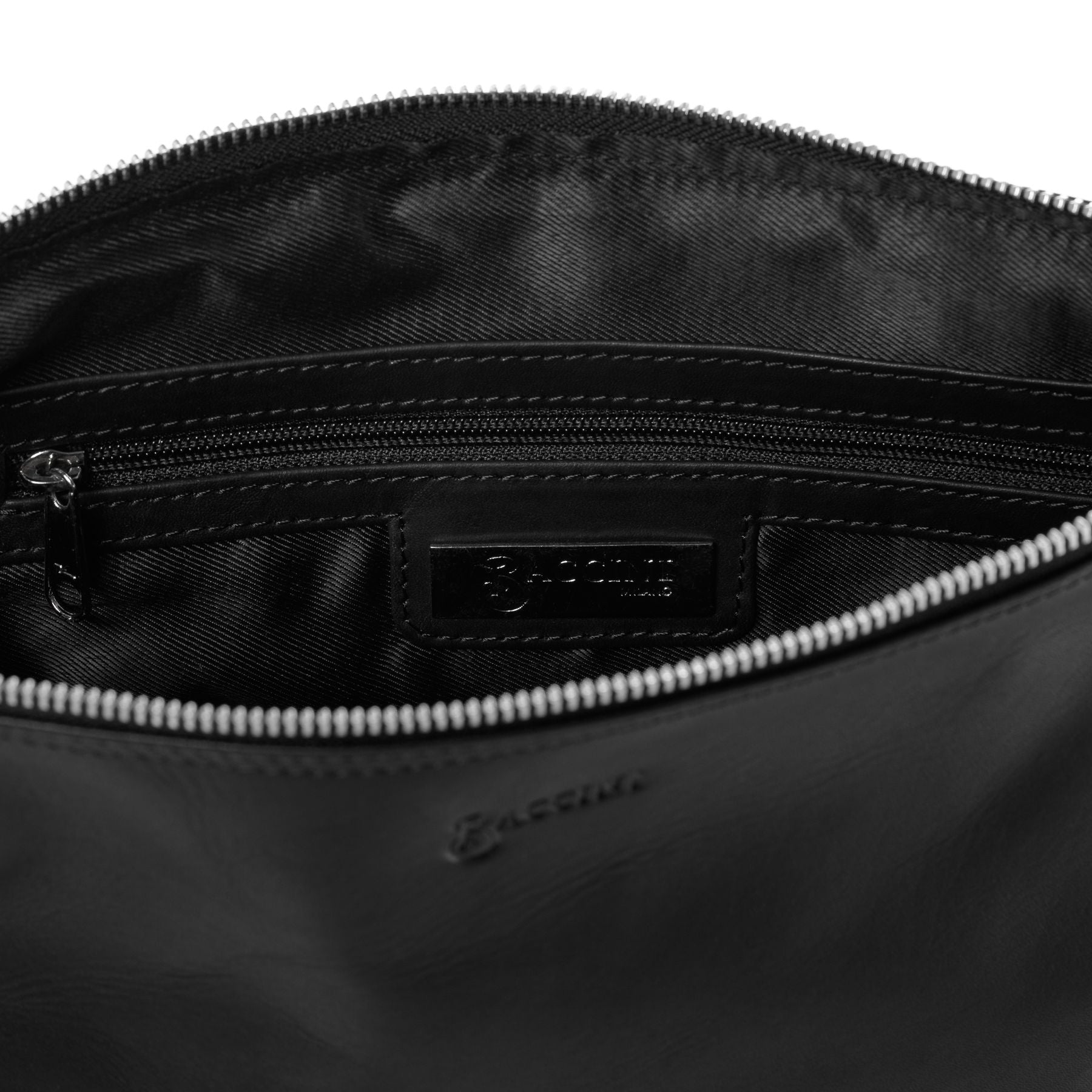 BACCINI Clutch Leder JIL schwarz 12846