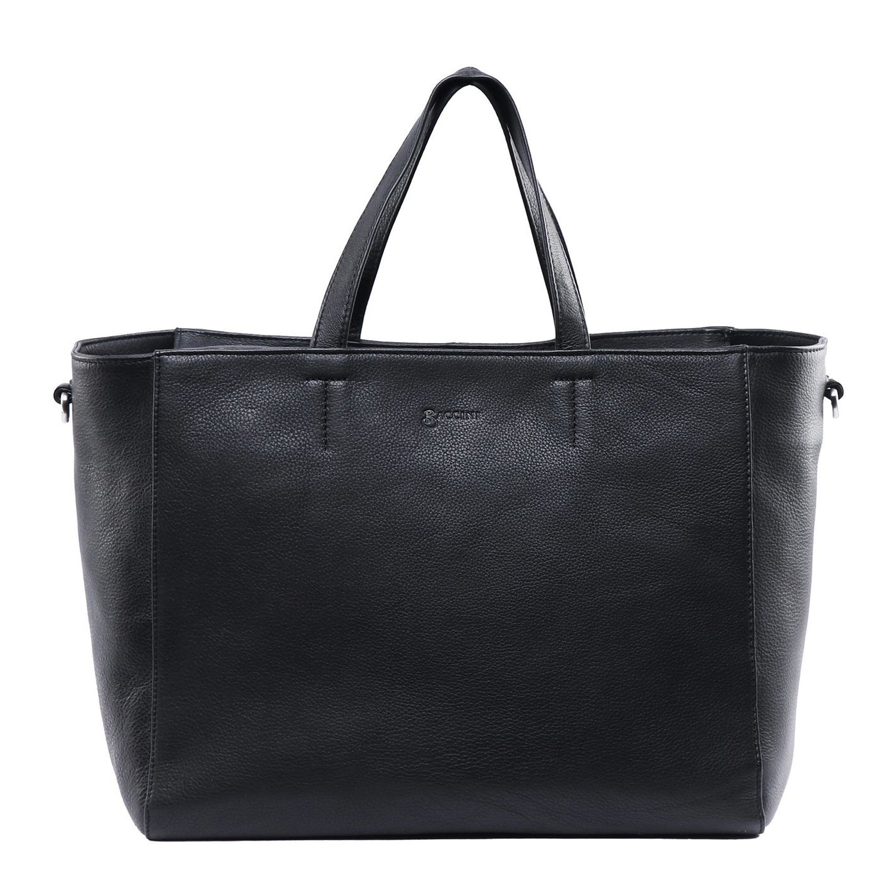 BACCINI Handtasche Leder RENA in beige taupe oder schwarz 50093