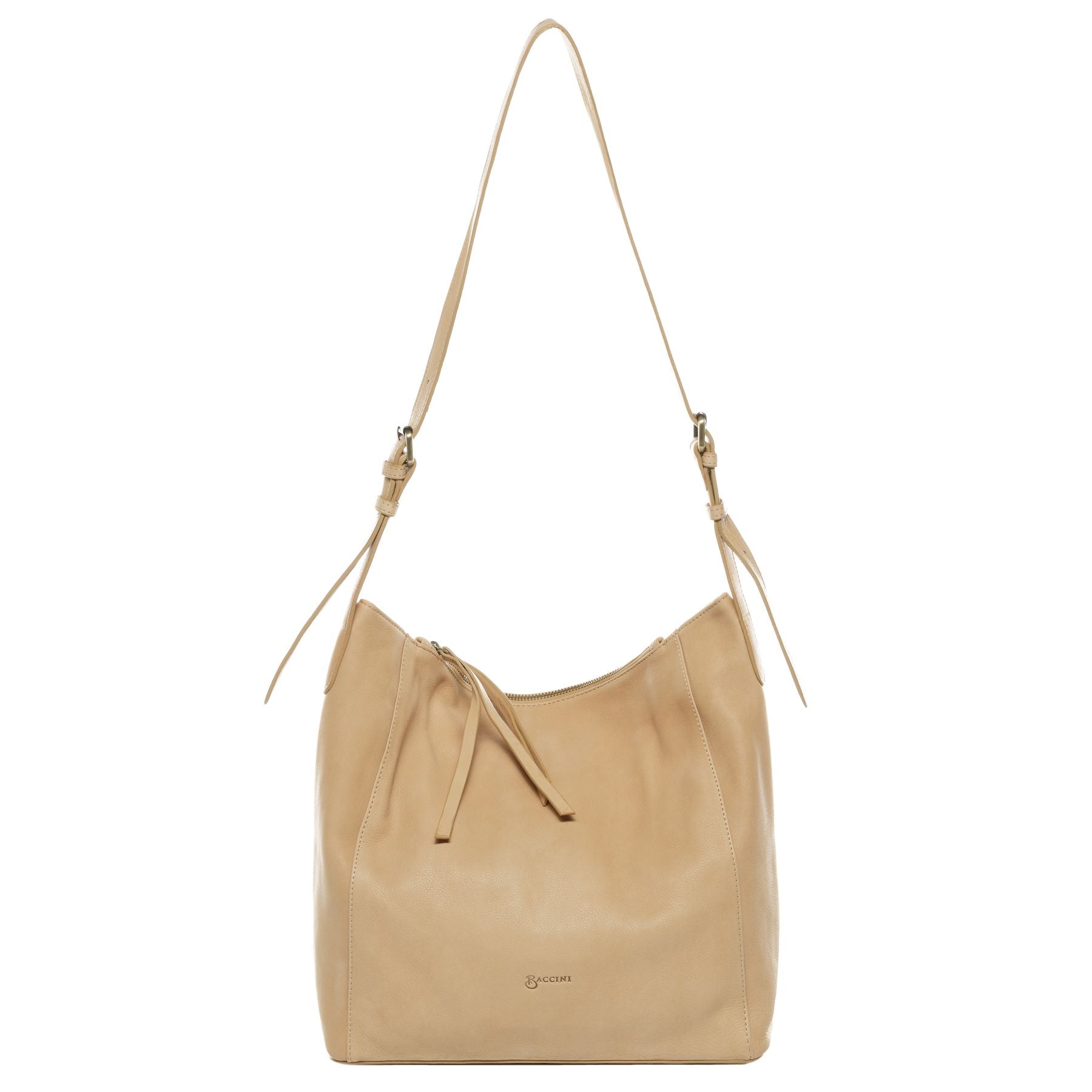 BACCINI Hobo Bag Leder DAISY honey-beige 31780
