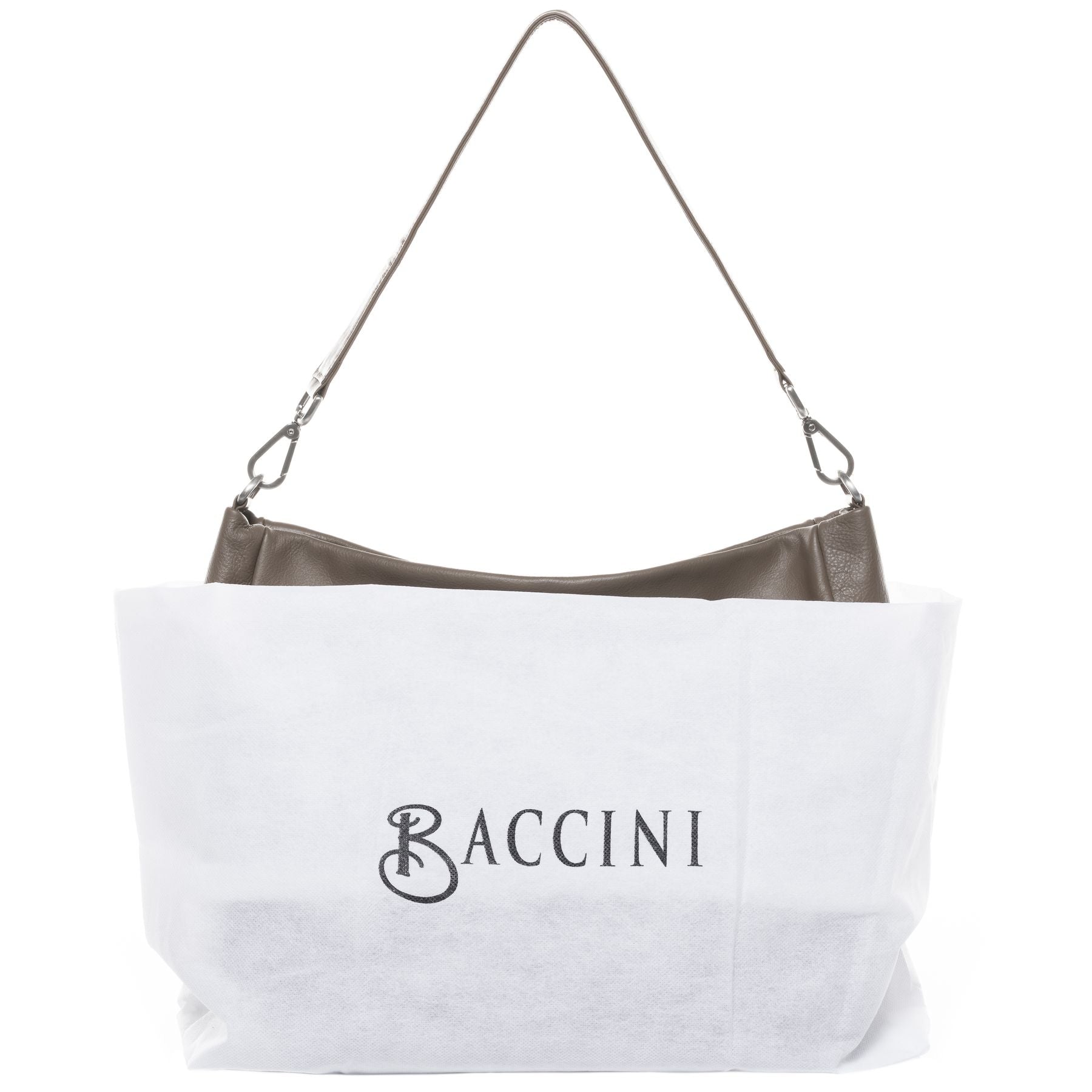 BACCINI Hobo Bag Leder REMI in beige, taupe oder schwarz Handtasche 6