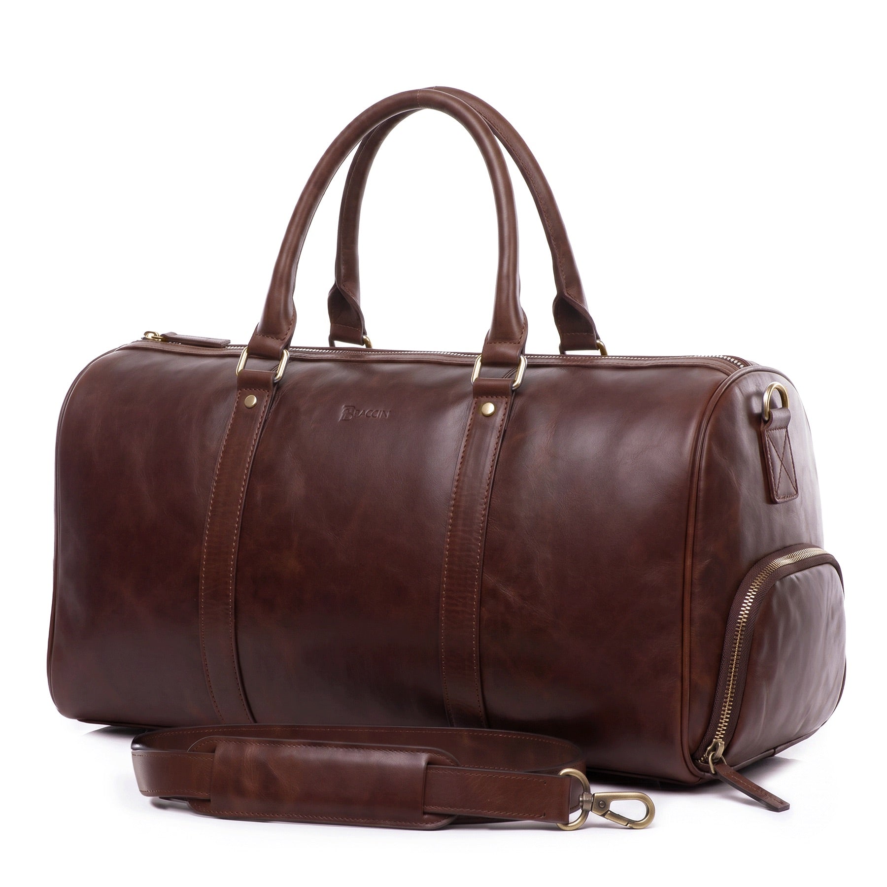 Reisetasche Leder braun gallerie
