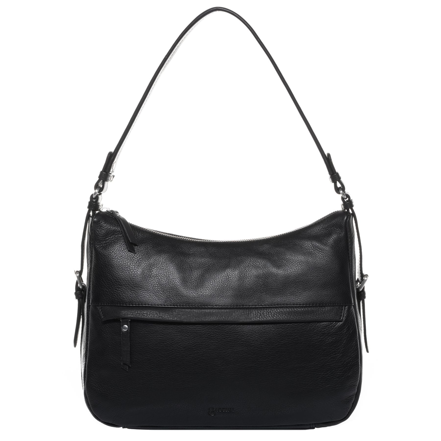 BACCINI Schultertasche Leder ROSA in beige taupe oder schwarz 36650