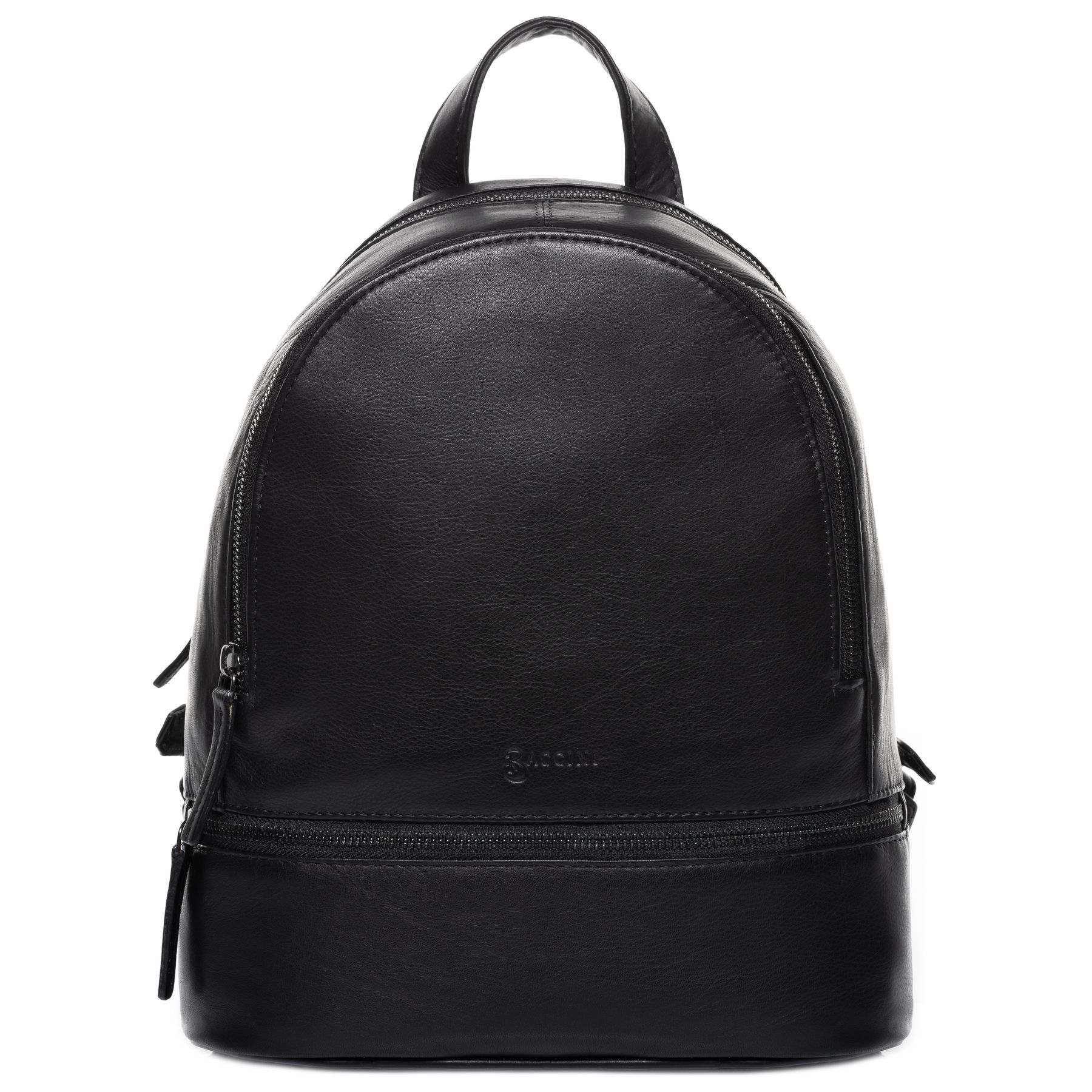 BACCINI Rucksack Leder DINA soft-schwarz 33973