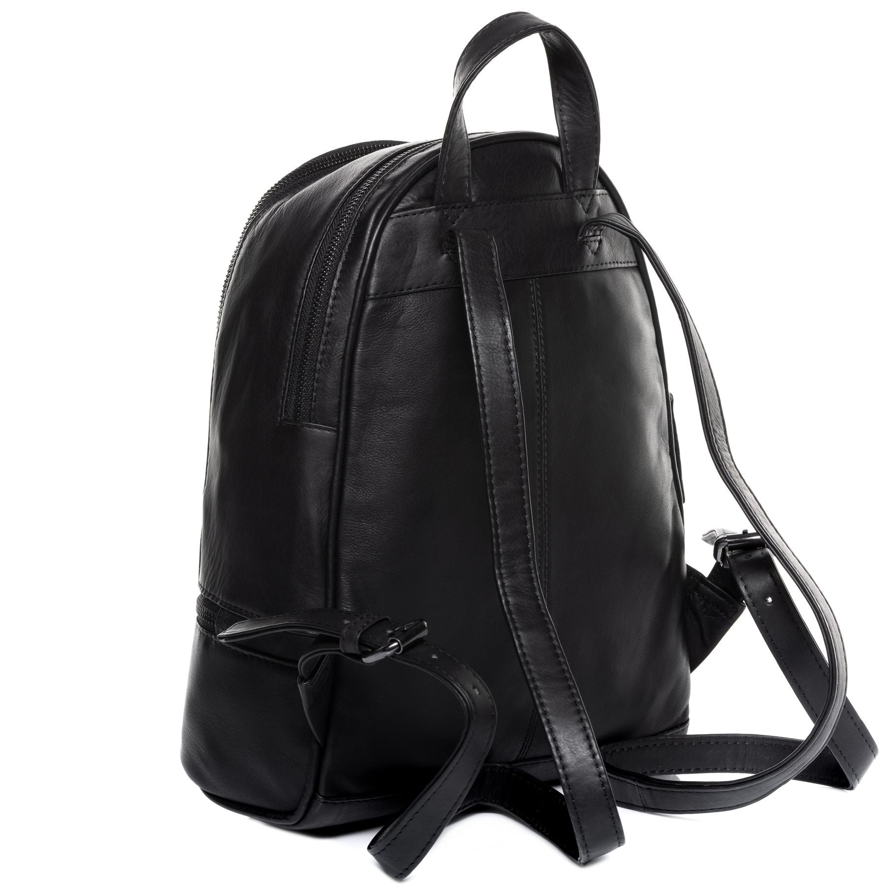 BACCINI Rucksack Leder DINA soft-schwarz 33975