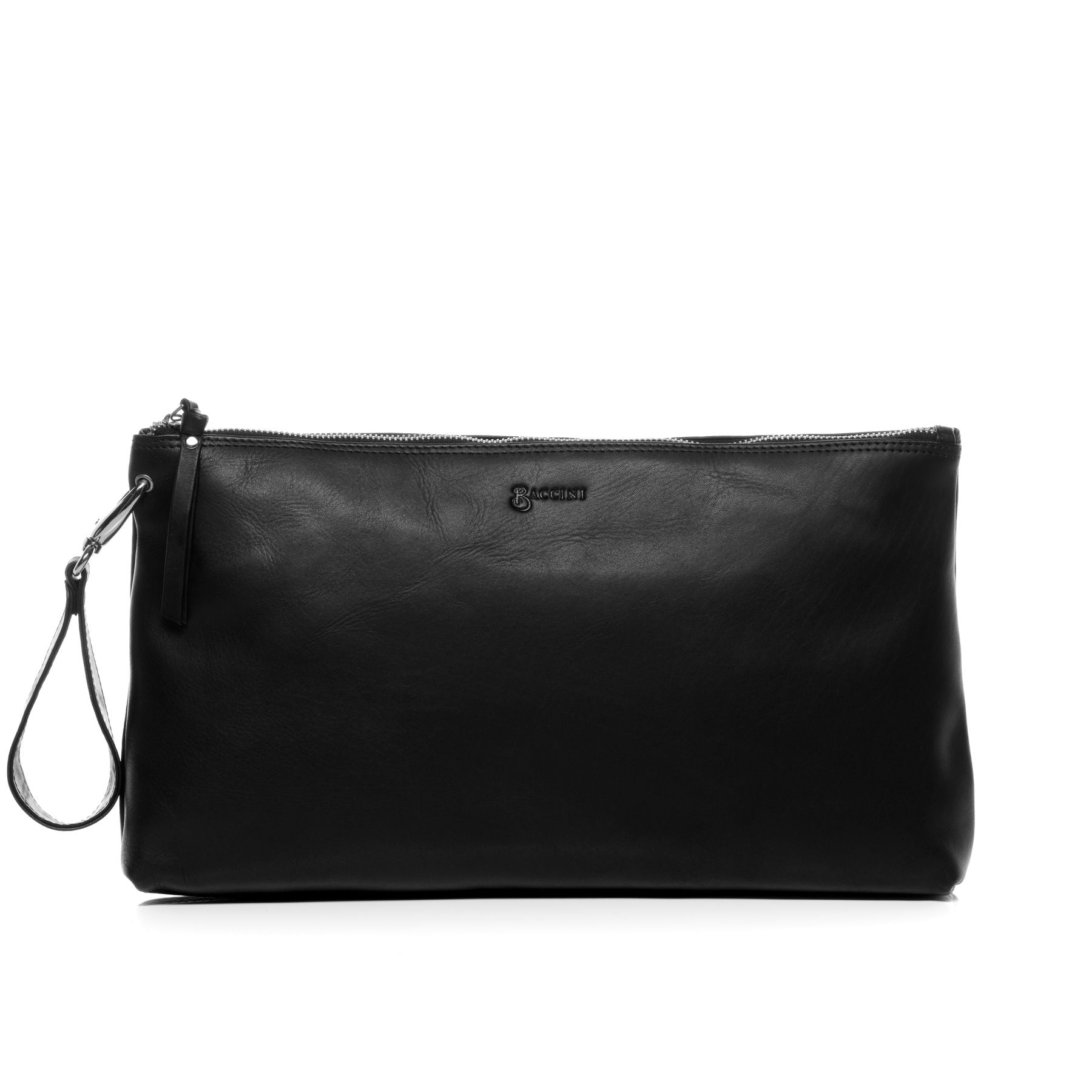BACCINI Clutch Leder JIL schwarz 13218