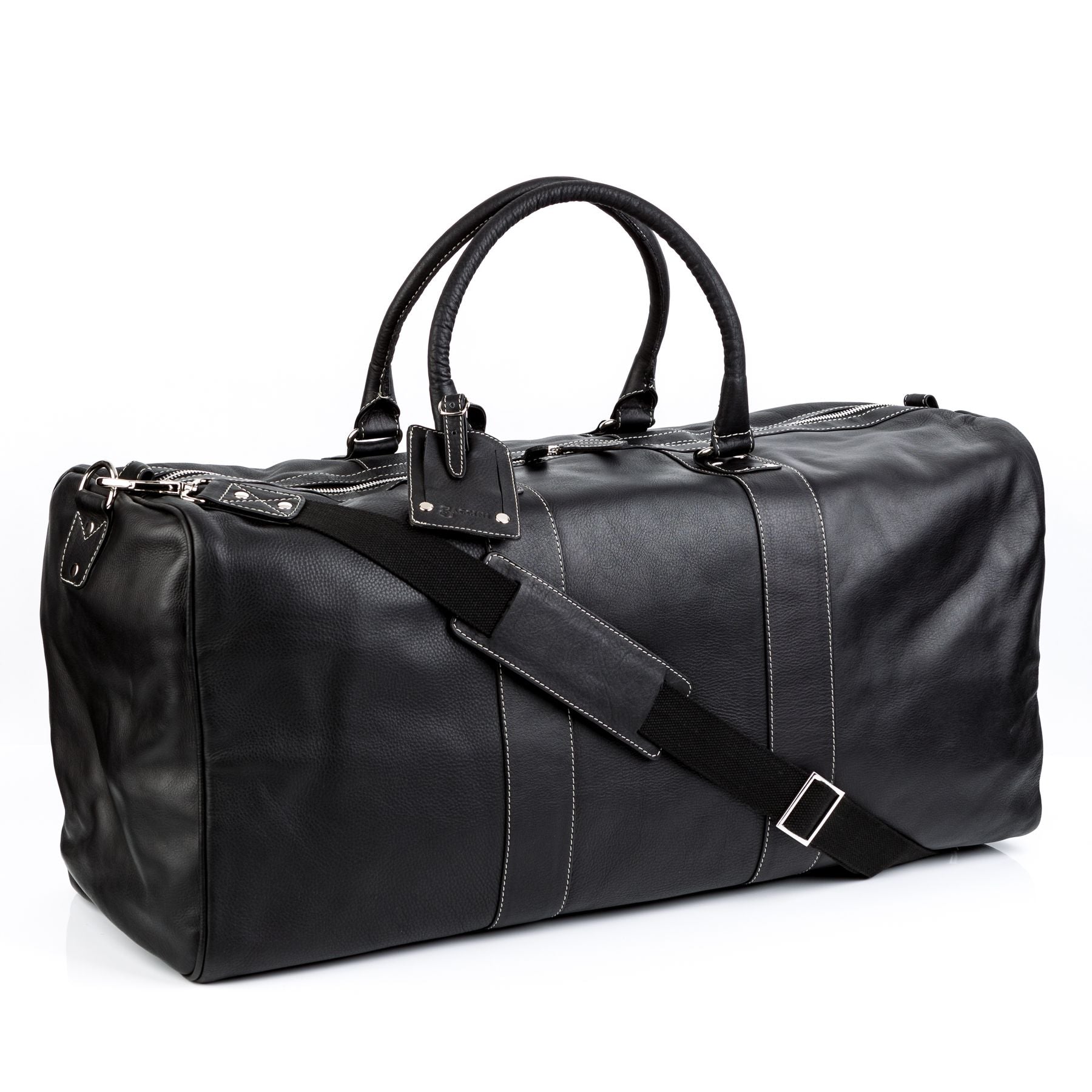 BACCINI Reisetasche groß Leder XXL TOBY schwarz 13264