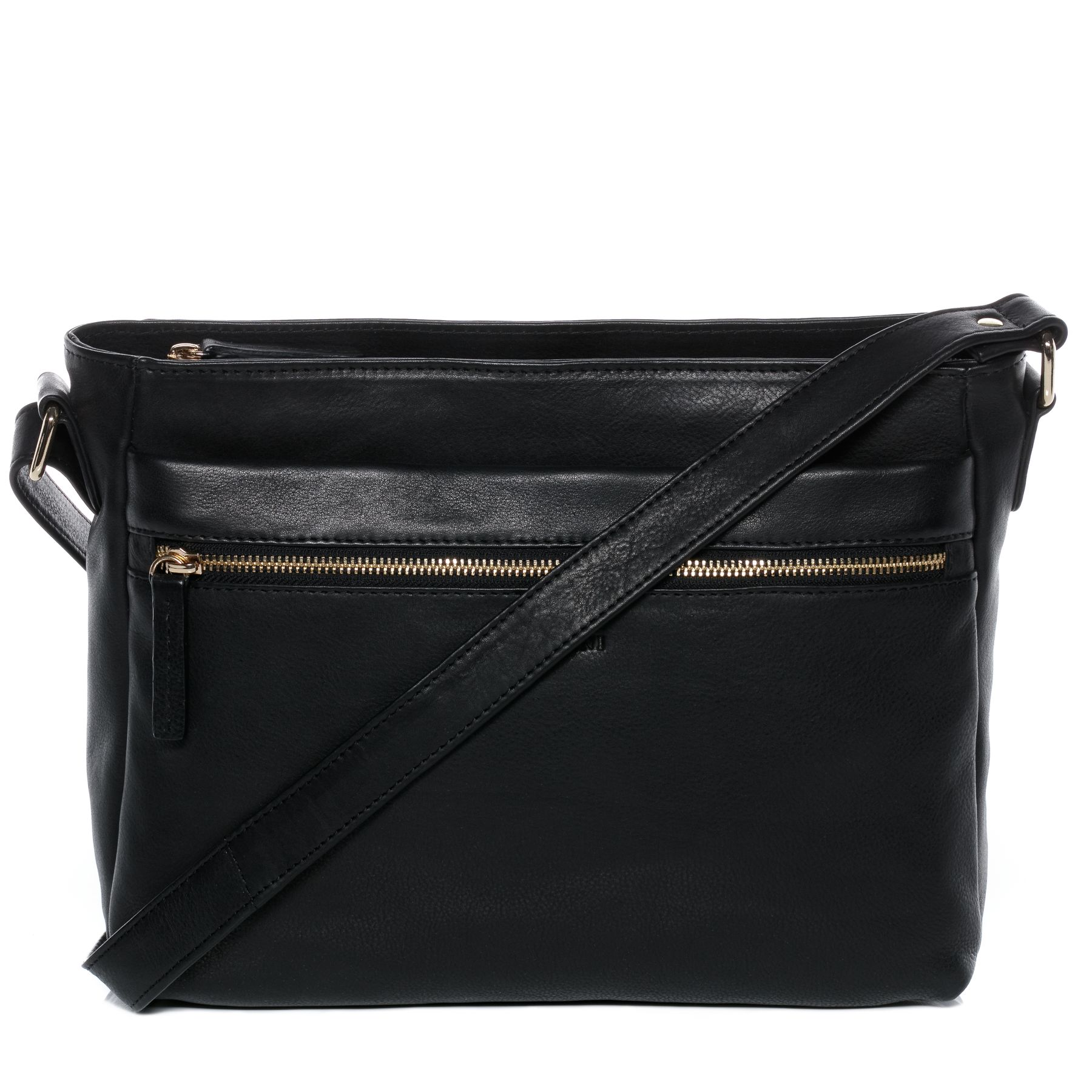 BACCINI Schultertasche Leder & Umhängetasche Leder EMELIE schwarz 13783