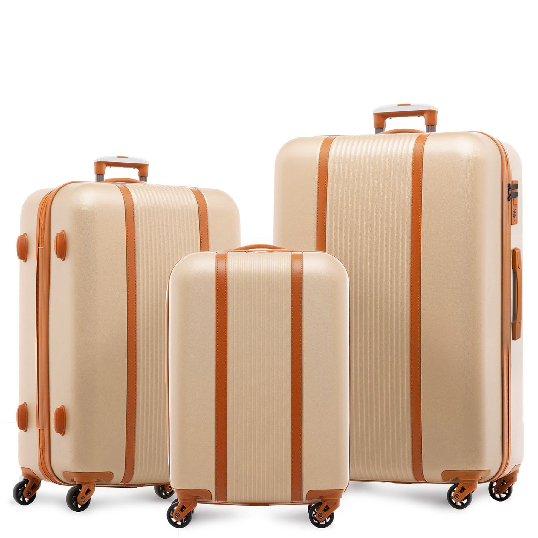 FERGÉ Kofferset 3-teilig MILANO 3er Trolley Set 4 Rollen 49184