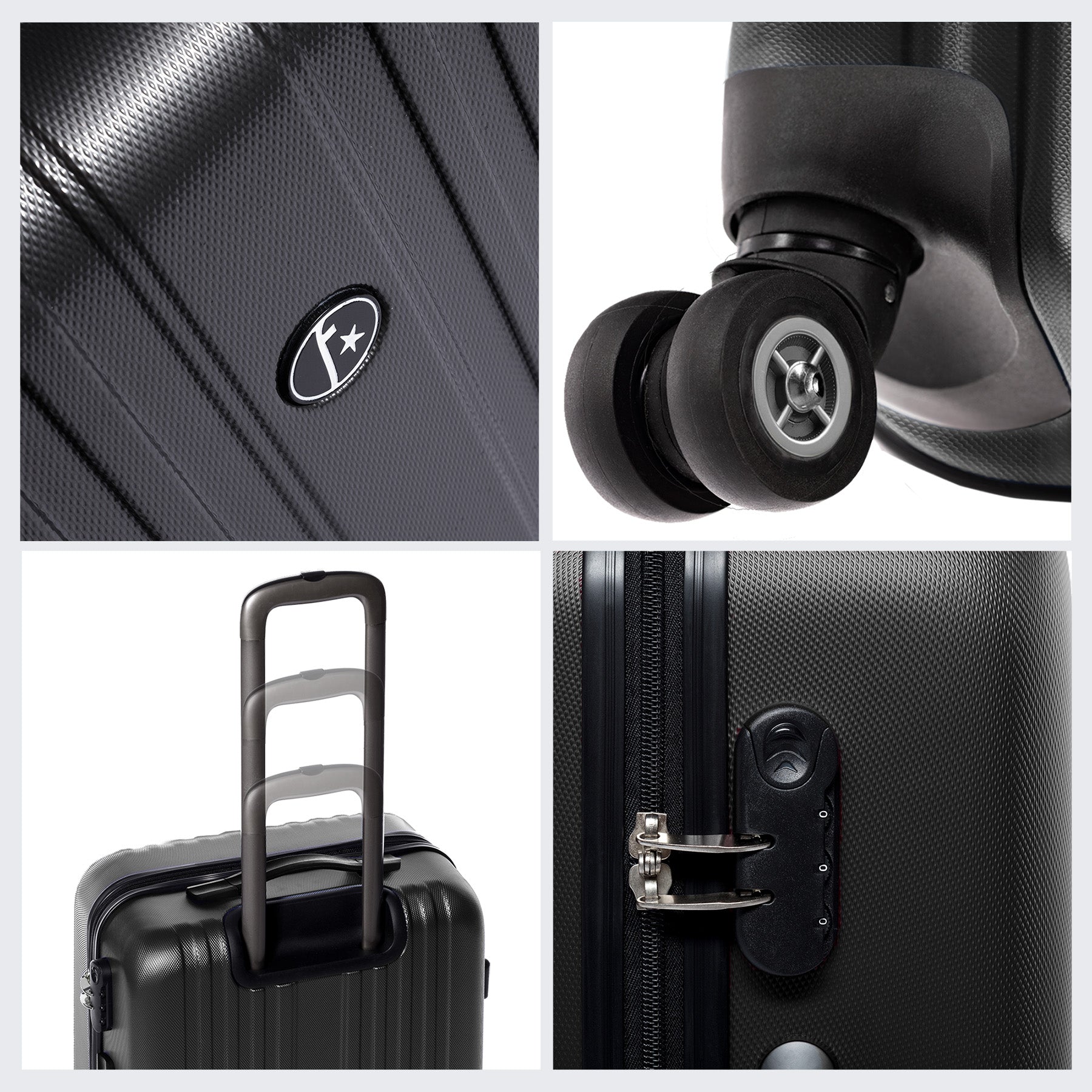 FERGÉ Kofferset 3-teilig TOULOUSE cafÃ© 3er Trolley Set 46264