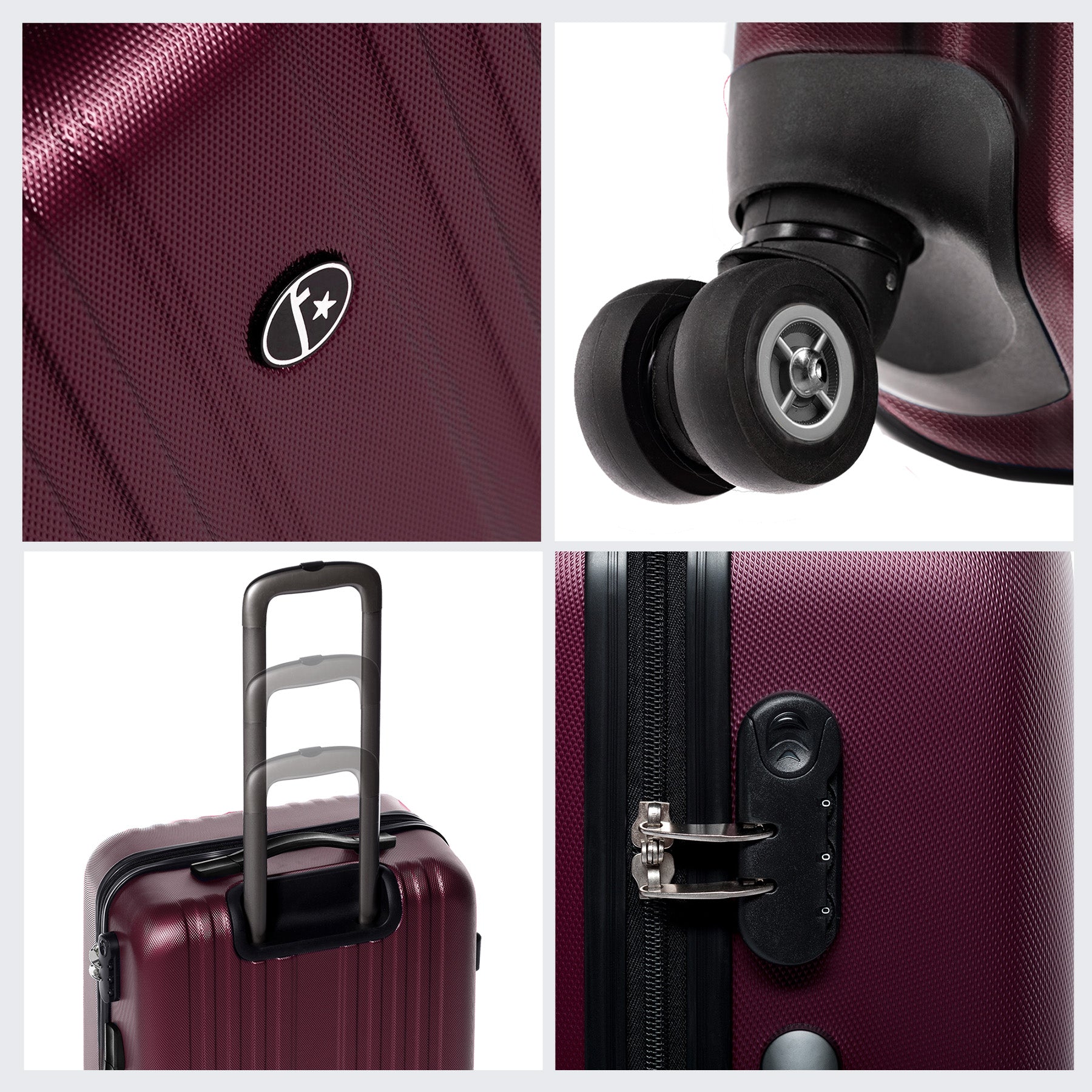 FERGÉ Kofferset 3-teilig TOULOUSE cafÃ© 3er Trolley Set 46274