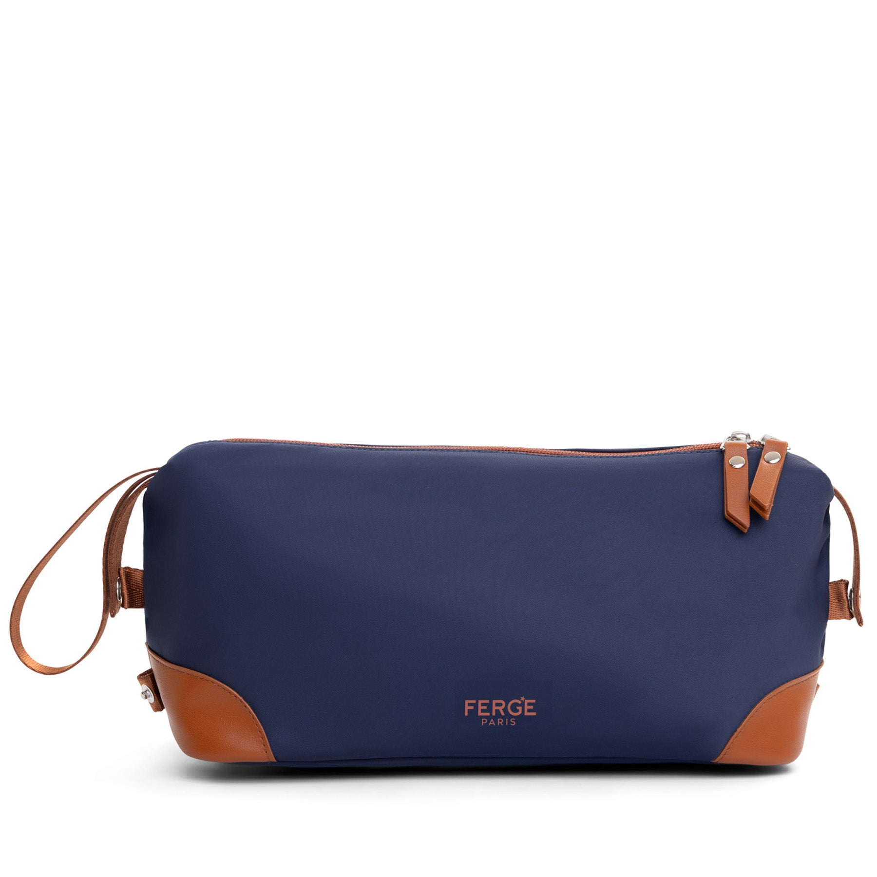 FERGÉ Kulturtasche MILANO blau schwarz 47552