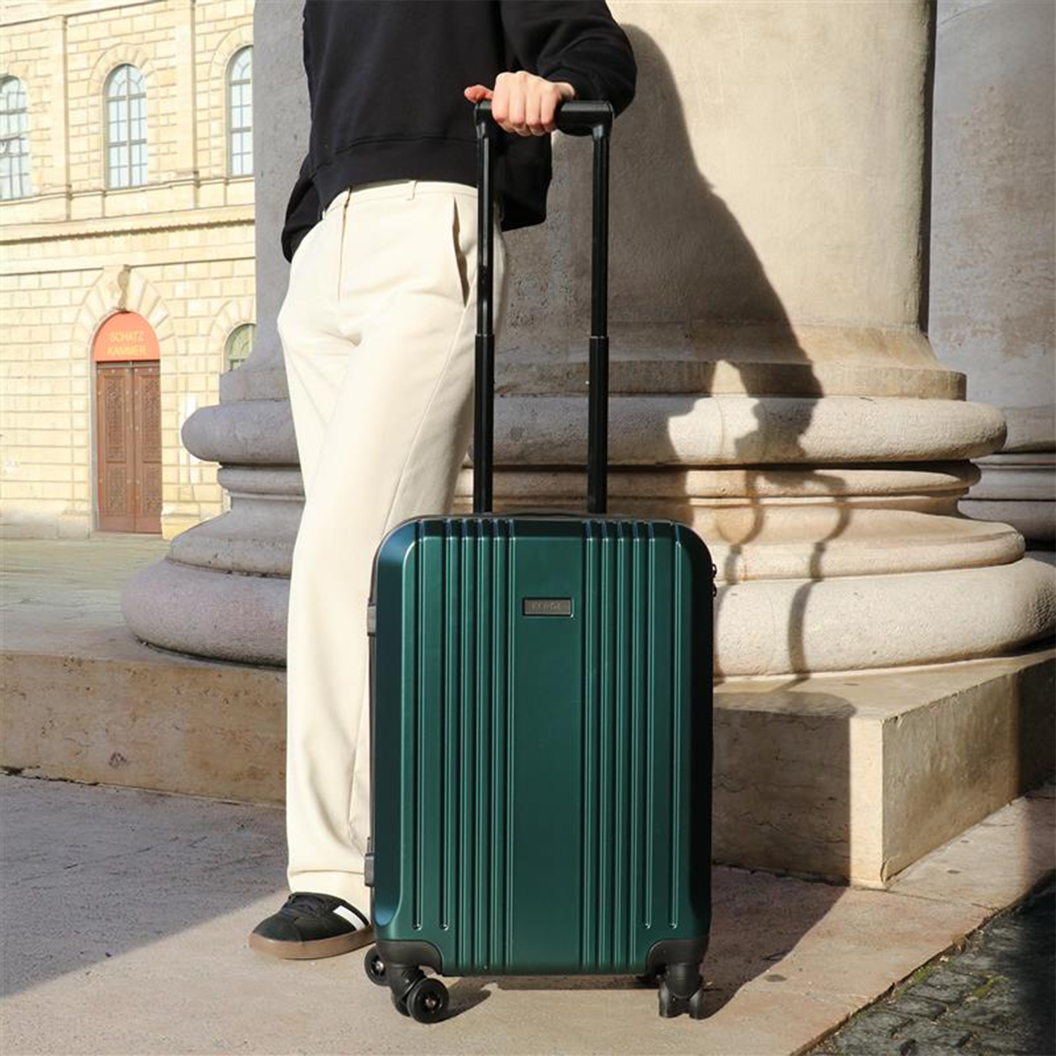 FERGÉ Handgepäckskoffer CANNES Bordgepäck Hartschale 54