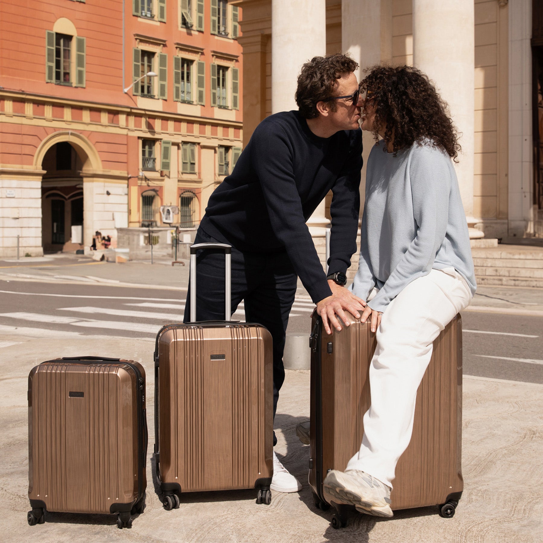 FERGÉ Handgepäckskoffer CANNES Bordgepäck Hartschale 50034