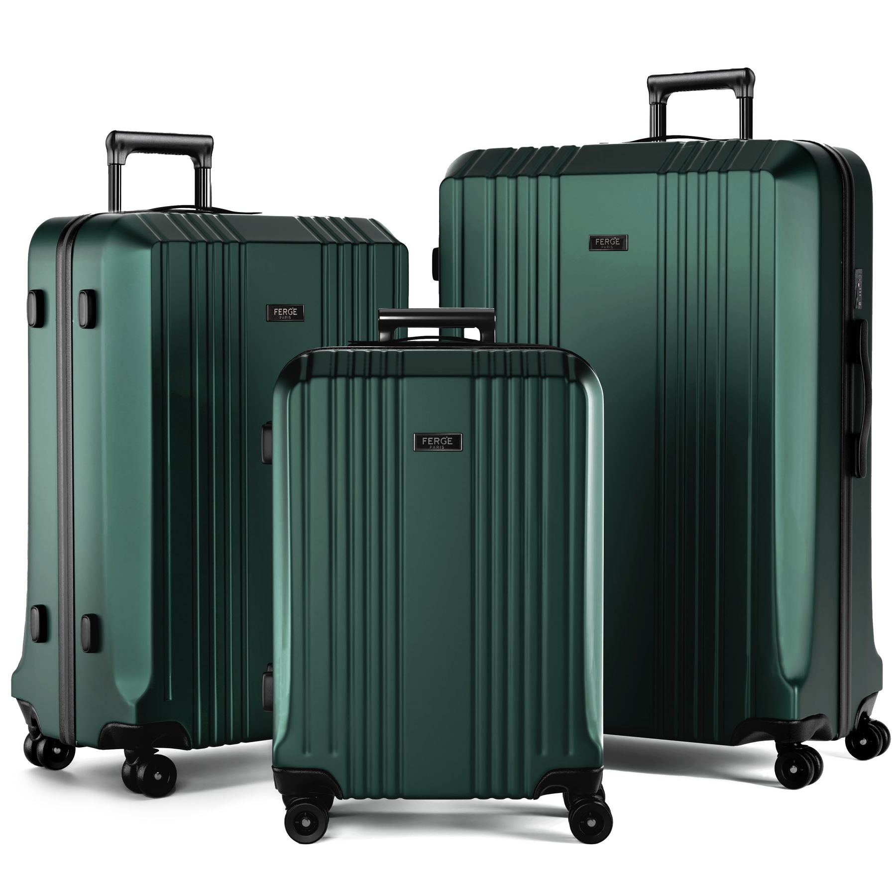 FERGÉ Kofferset 3-teilig ABS CANNES 3er Trolley Set Hartschale 47608