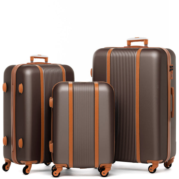 Set of 3 suitcases / Kaffee
