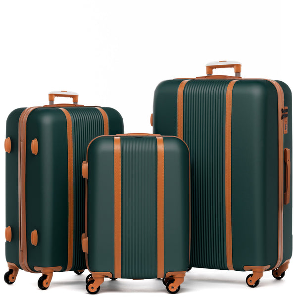 green / Set of 3 suitcases