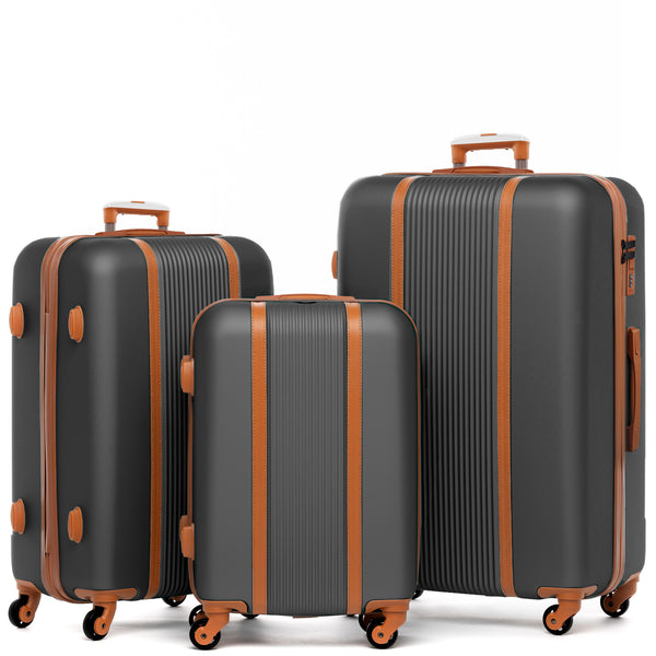 gray / Set of 3 suitcases