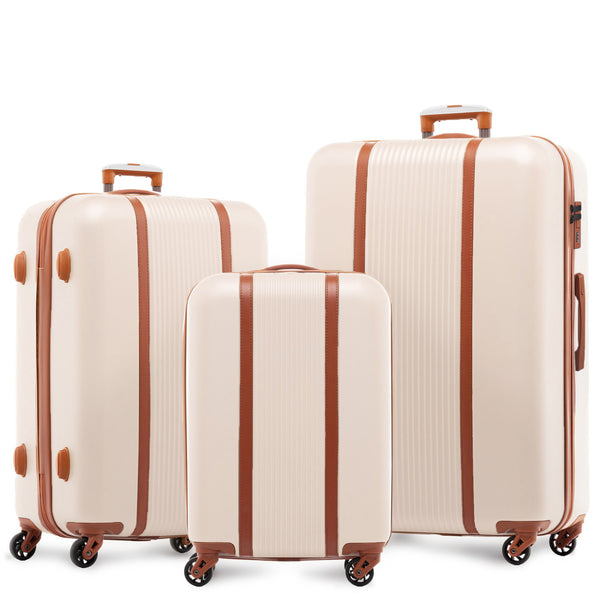 cream / Set of 3 suitcases