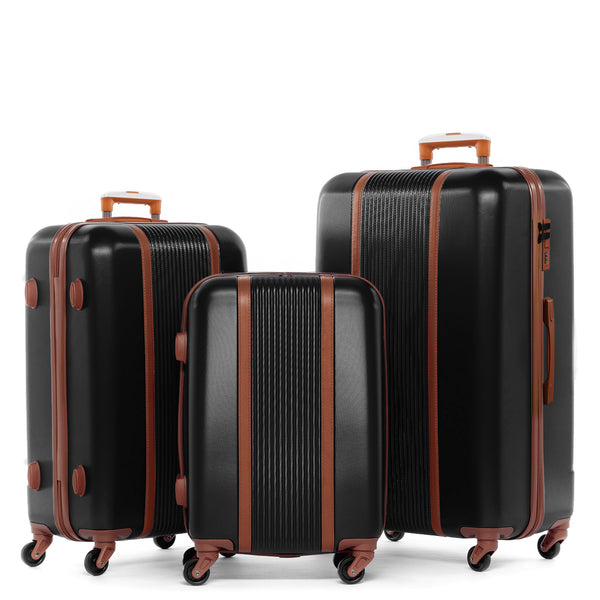Black / Set of 3 suitcases