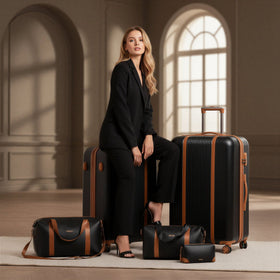 FERGÉ Kofferset 3-teilig MILANO  Trolley Set blond girl