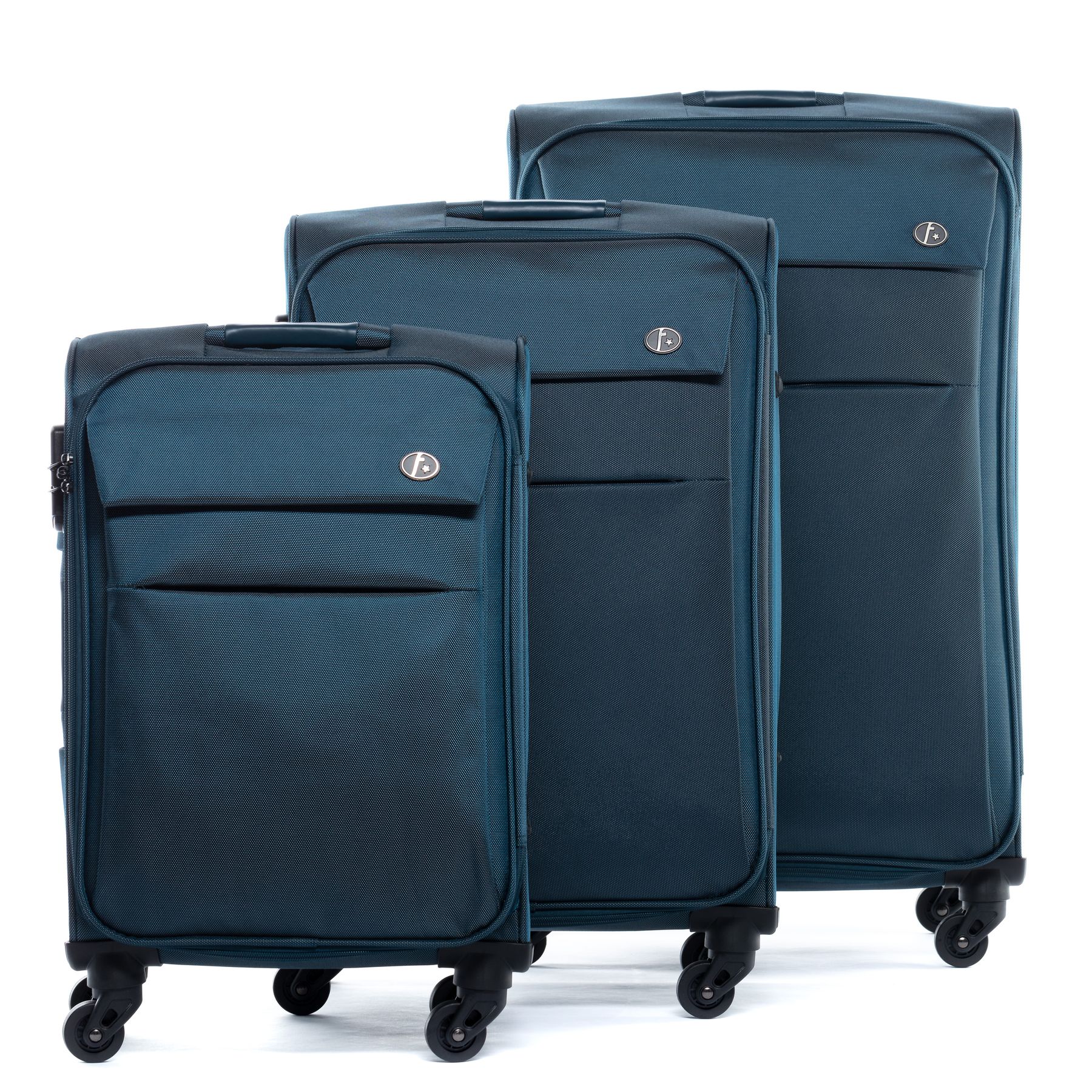 softshell-3set-weichschale-kofferset FERGÉ nylon Calais parent 32666