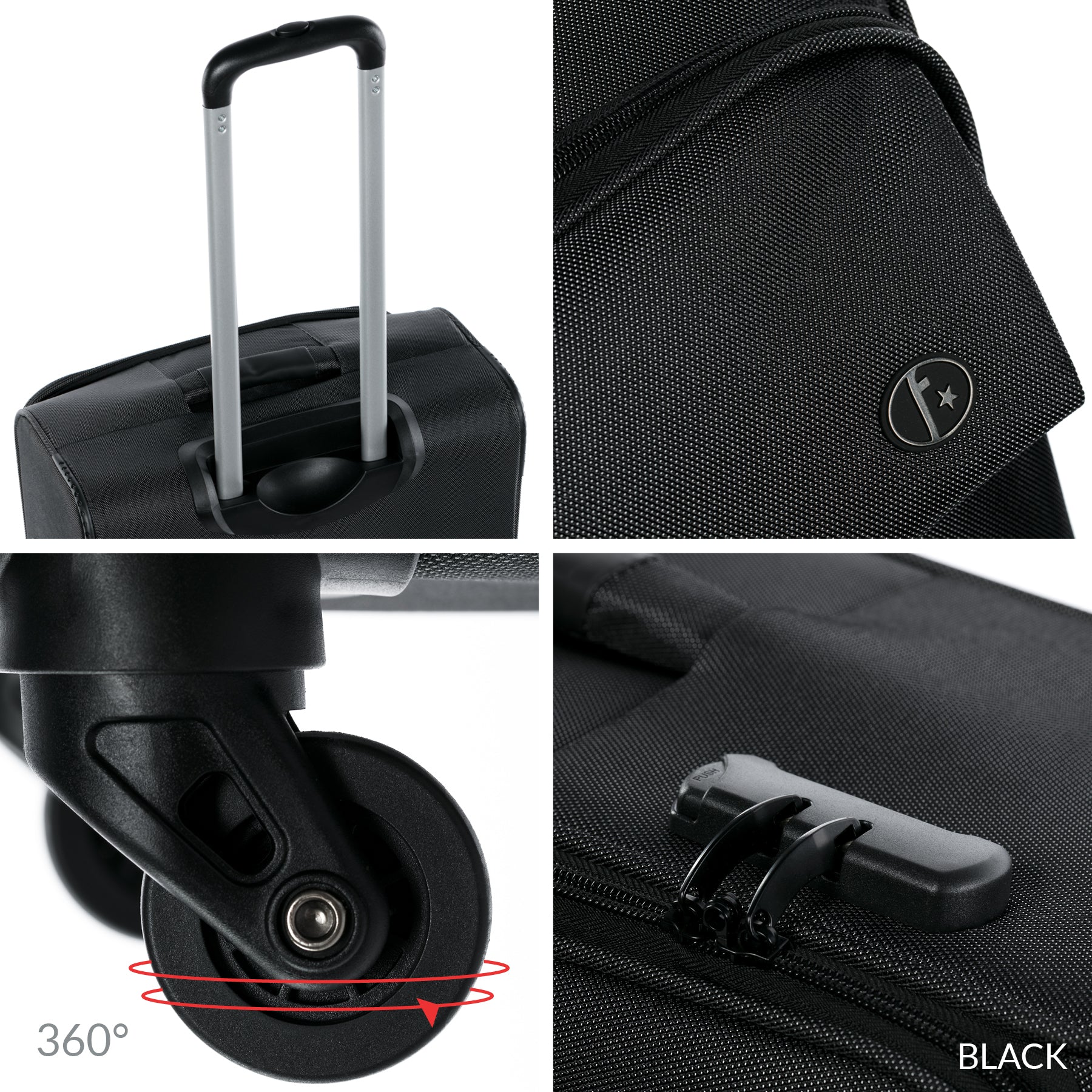 softshell-3set-weichschale-kofferset FERGÉ nylon Calais parent 22807