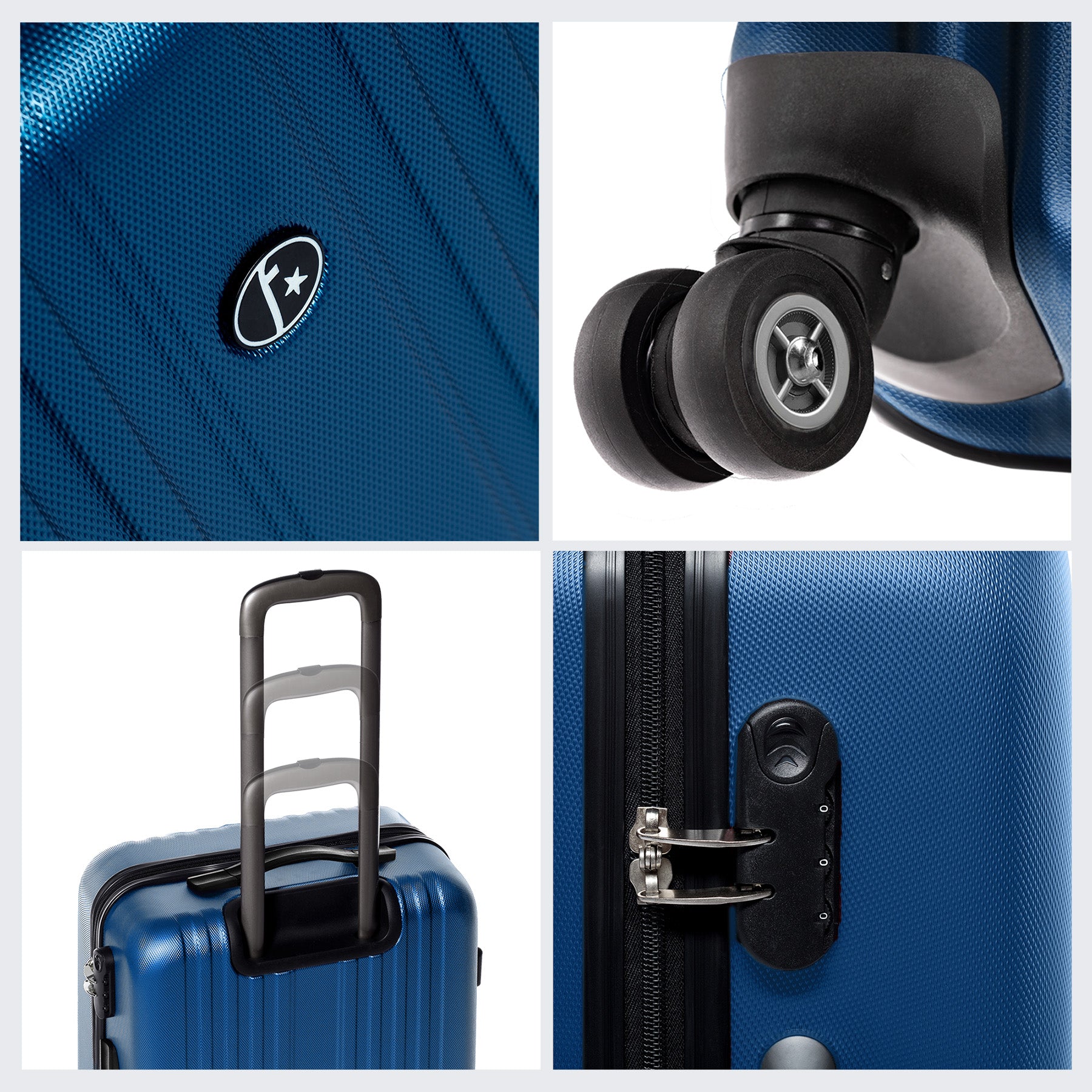 FERGÉ Kofferset 3-teilig TOULOUSE 3er Trolley Set erweiterbar 46231