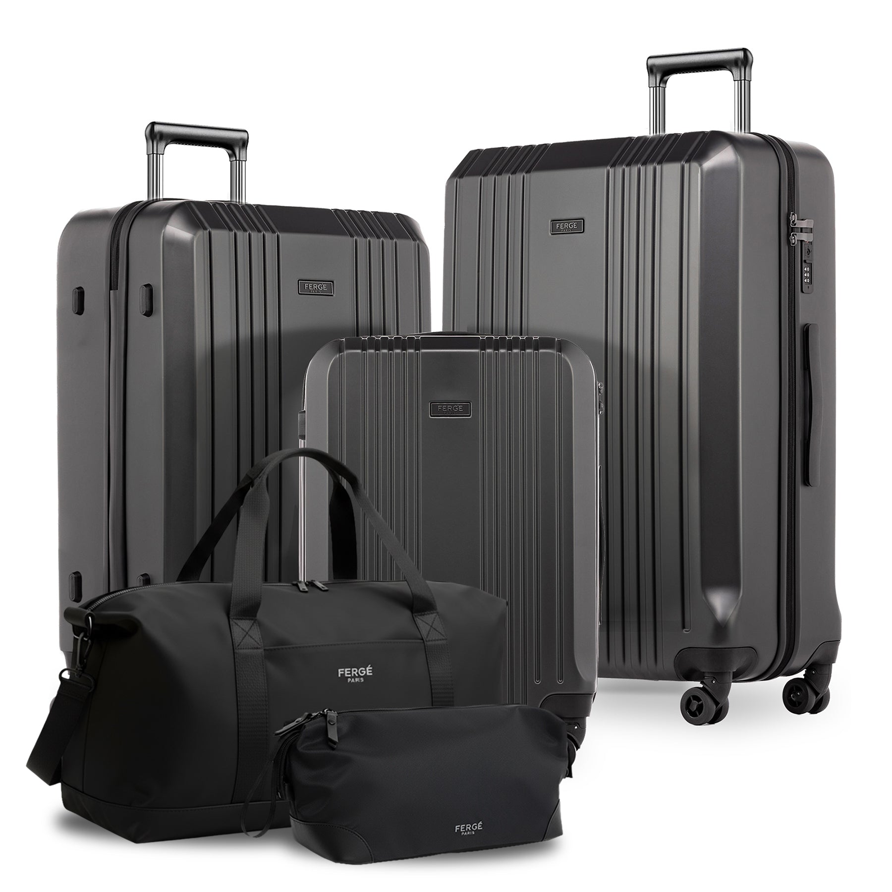 Cannes 5set Hartschalenkoffer Front Gun