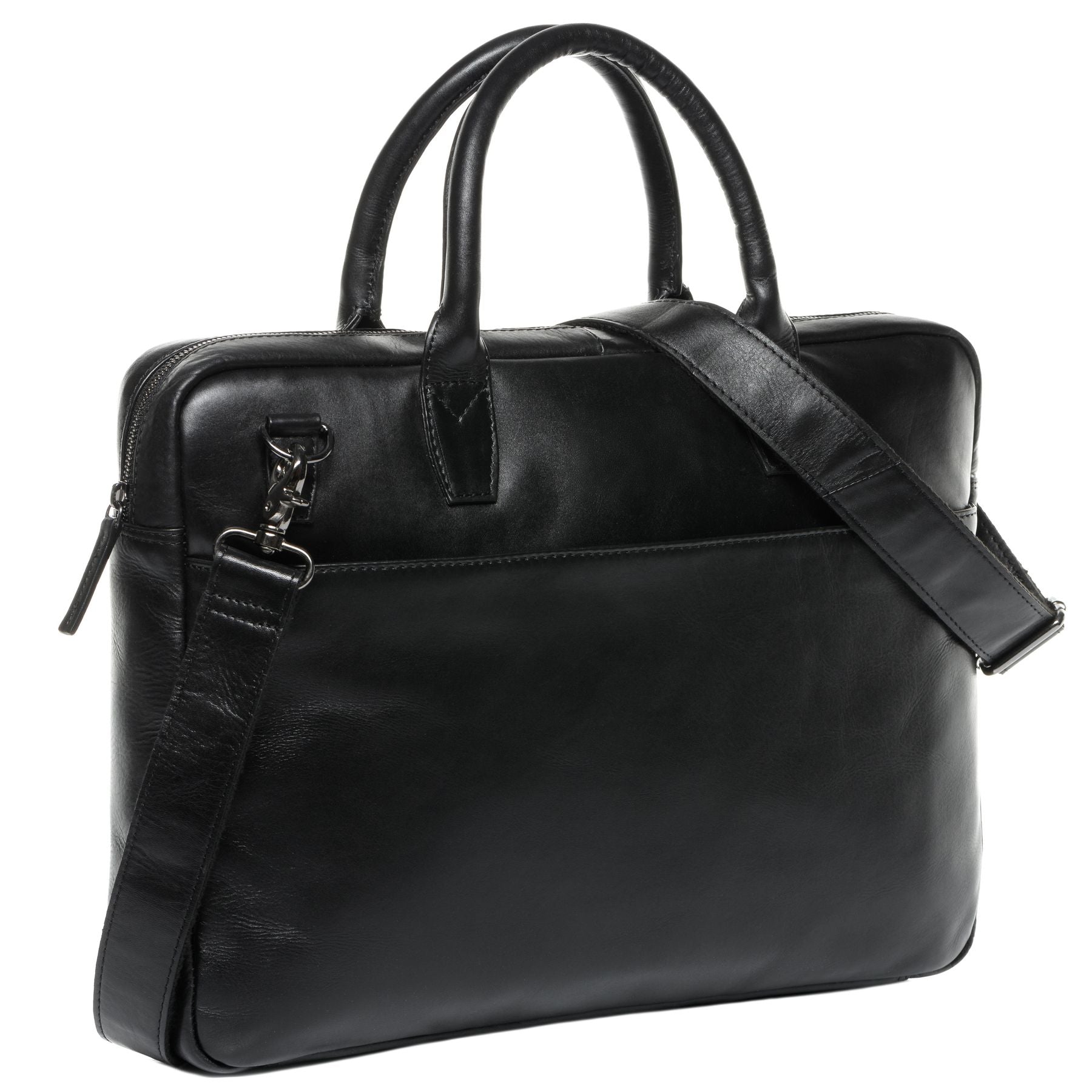 FERGÉ Laptoptasche Leder PARIS braun 15" 48627