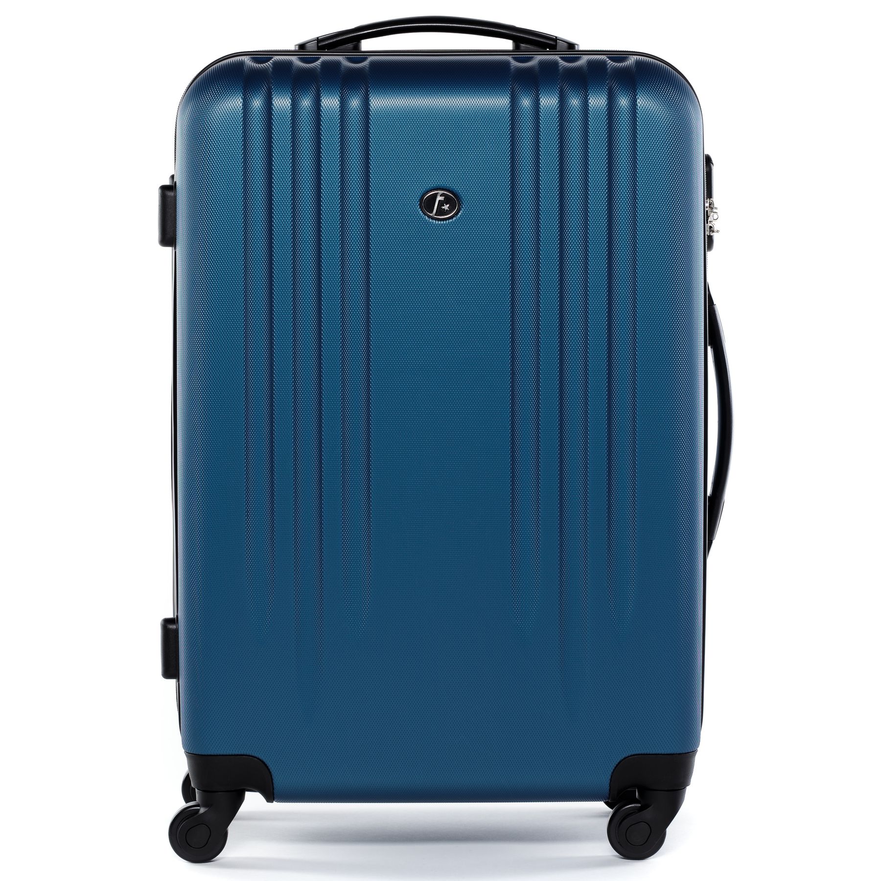 FERGÉ XL Koffer Marseille Hartschalenkoffer Trolley blau 17810