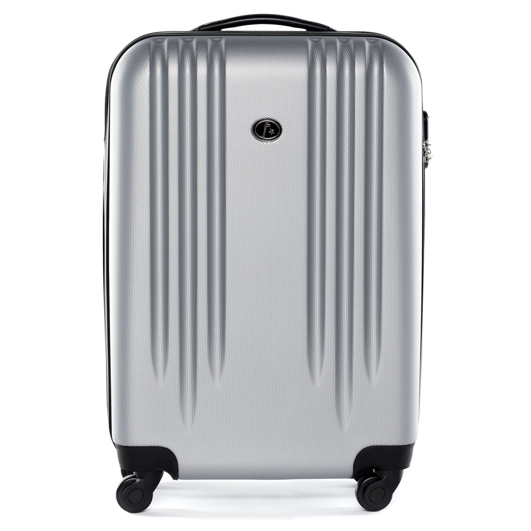 FERGÉ XL Koffer Marseille Hartschalenkoffer silber Trolley 17762