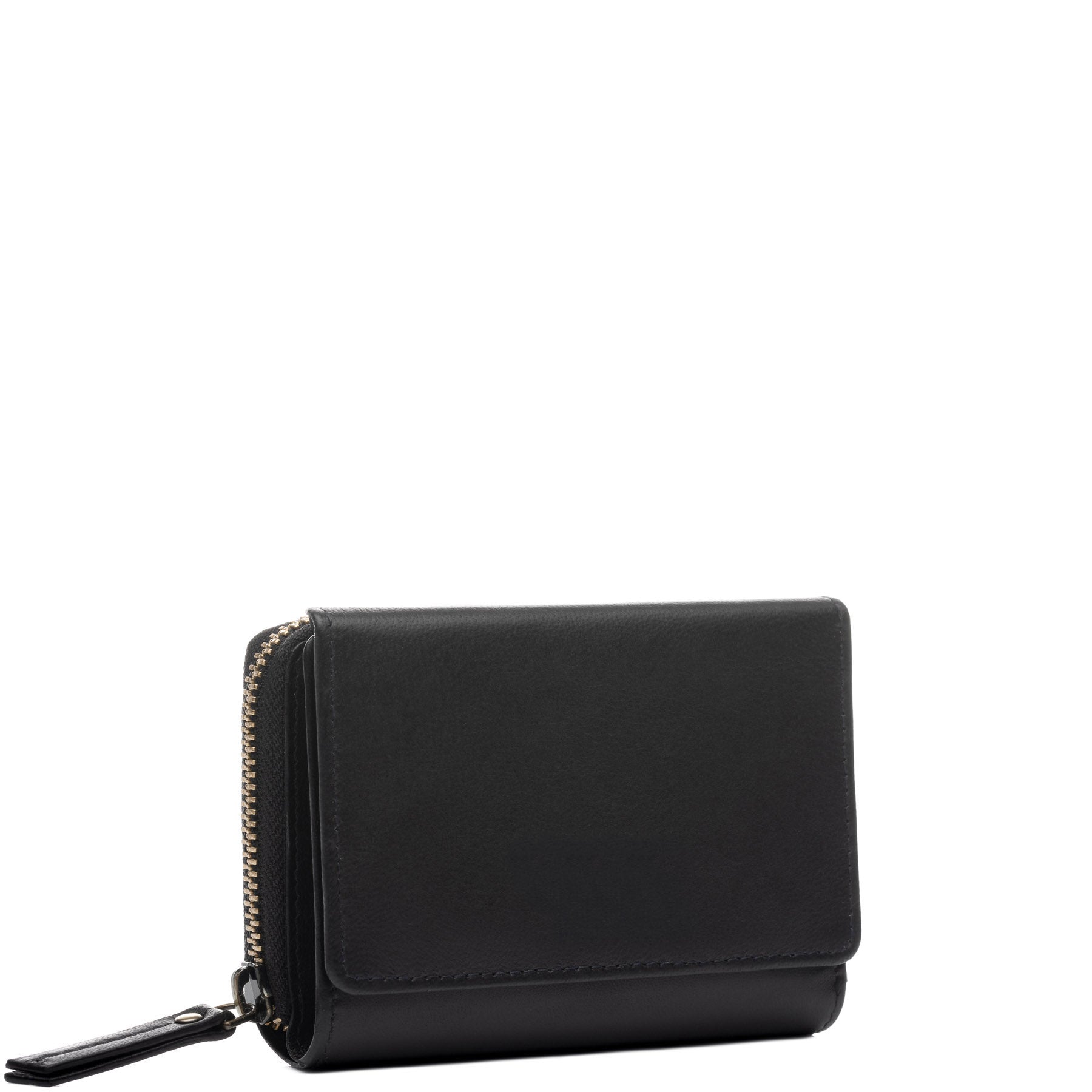FERGÉ Geldbörse Leder AVA schwarz Geldbeutel 48552